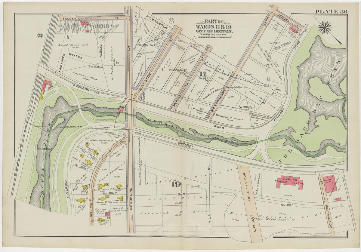Image 41 of Atlas of the City of Boston, Boston Proper and Back Bay from Atlas of the City of Boston, Boston Proper and Back Bay 1908 by Relic Map Company