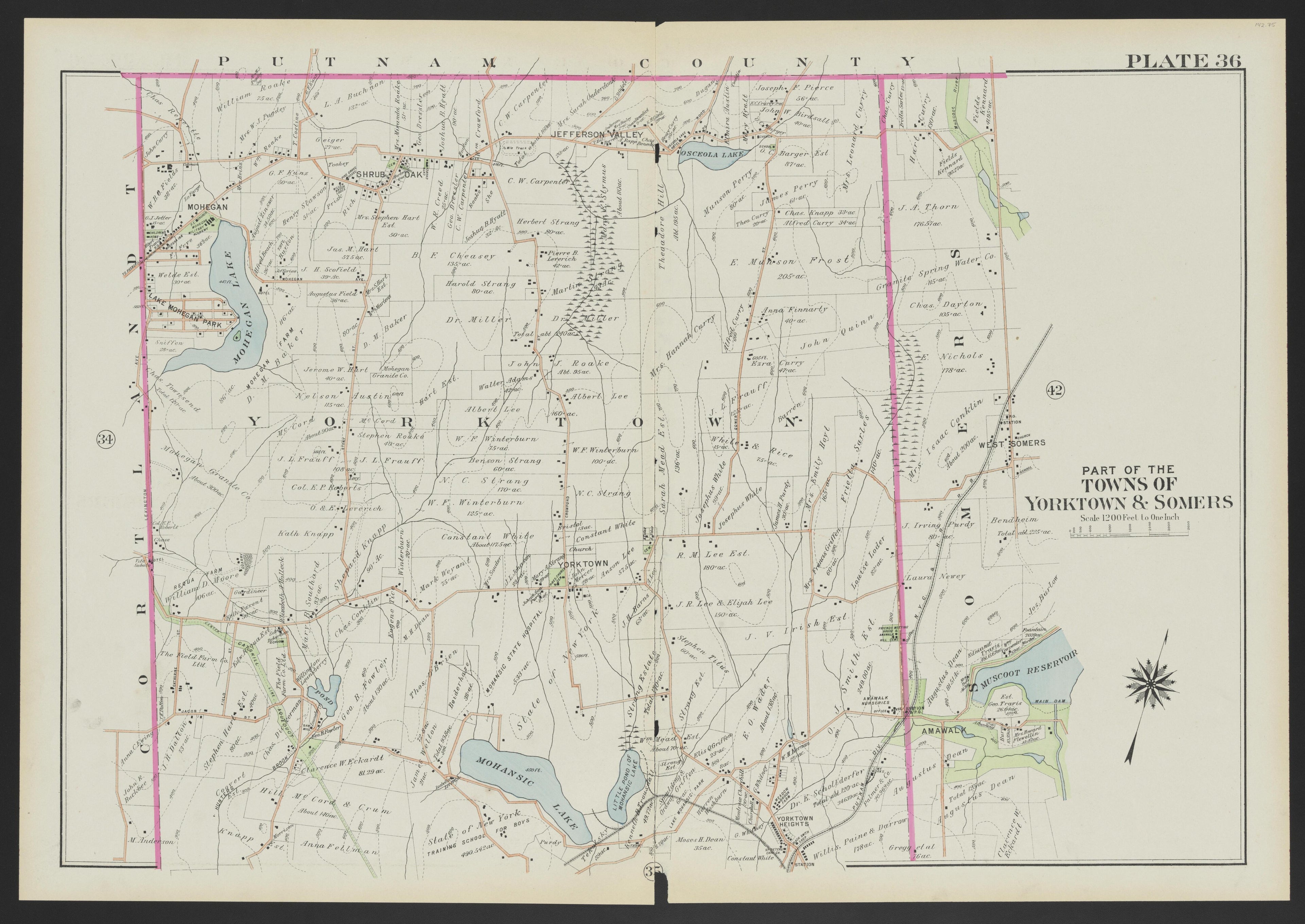 Image 40 of Atlas of Westchester County, New York from Atlas of Westchester County, New York : from Actual Surveys and Official Plans 1911 by Relic Map Company