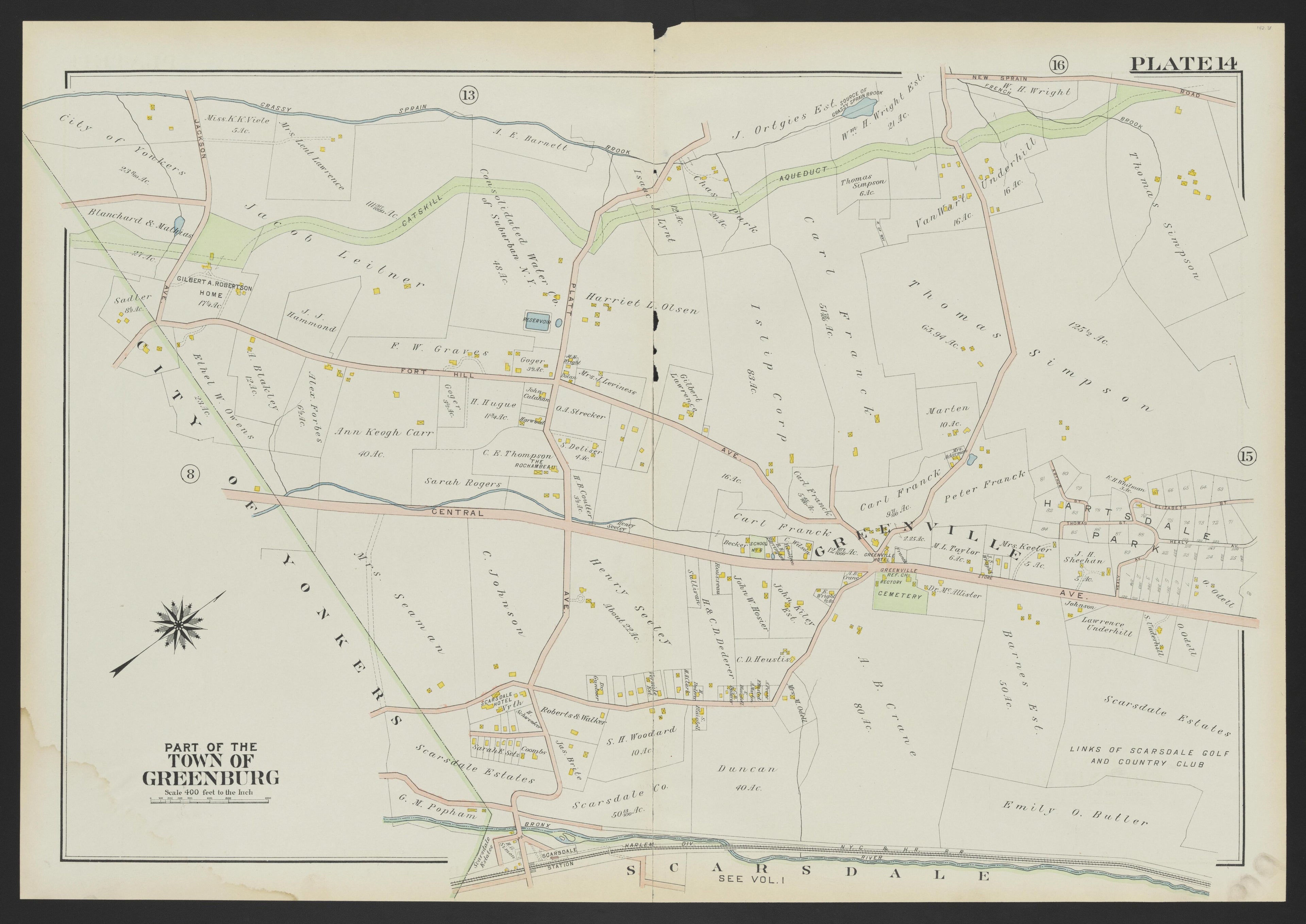 Image 18 of Atlas of Westchester County, New York from Atlas of Westchester County, New York : from Actual Surveys and Official Plans 1911 by Relic Map Company