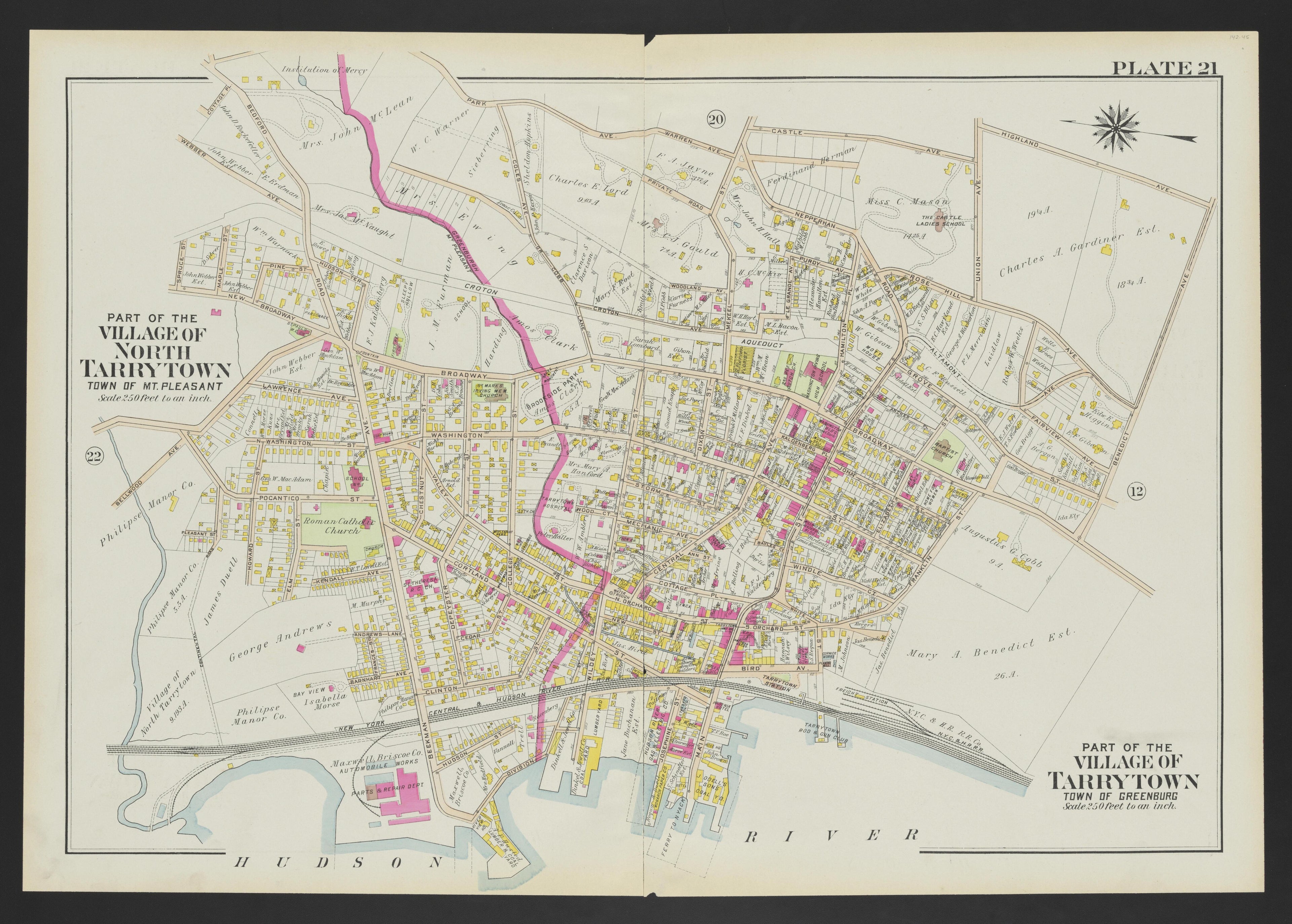 Image 25 of Atlas of Westchester County, New York from Atlas of Westchester County, New York : from Actual Surveys and Official Plans 1911 by Relic Map Company