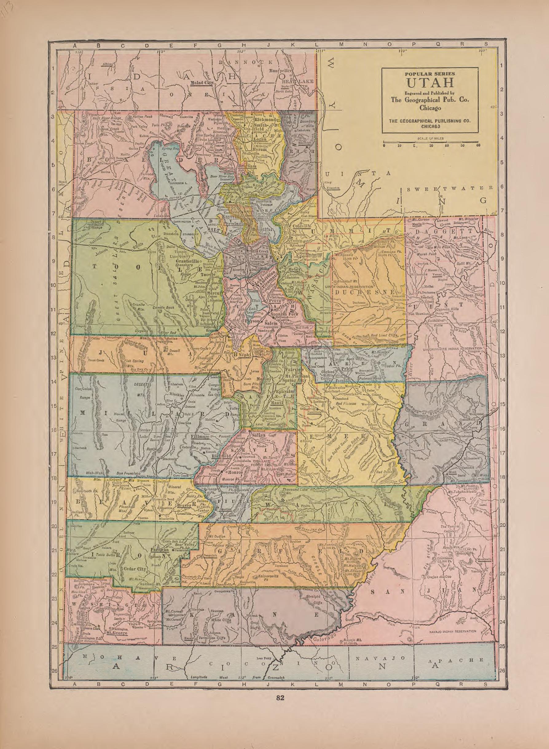 This old map of Doniphan County, Kansas, was created by Anderson Publishing Company|Burgoyne, Alan H. (Alan Hughes)|James, George Wharton|Peake, Elmore Elliott in 1927