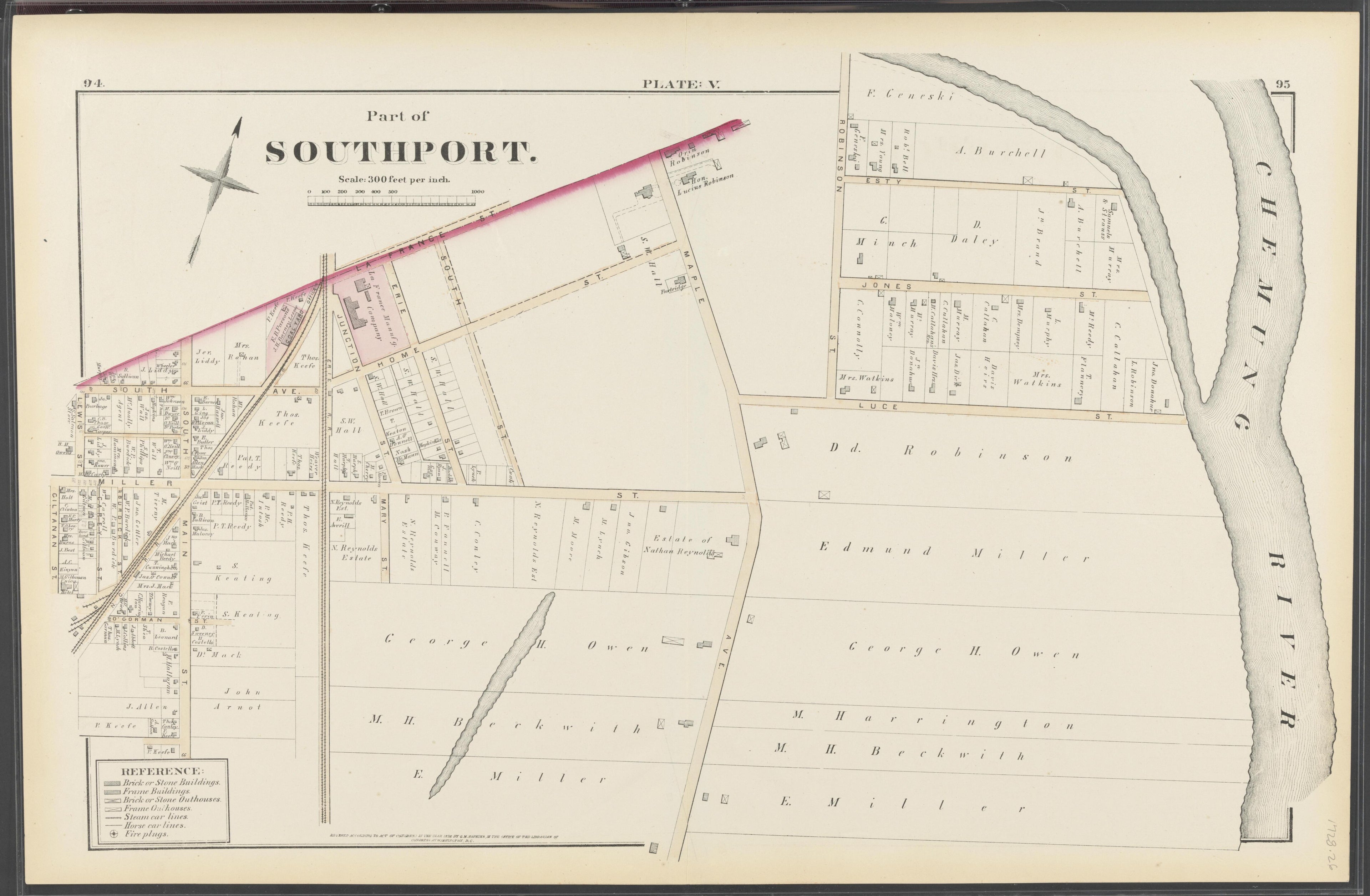 Image 28 of City Atlas of Elmira, New York (maps Only) from City Atlas of Elmira, New York : from Official Records, Private Plans and Actual Surveys, Based Upon Plans Deposited In the Department of Surveys 1876 by Relic Map Company