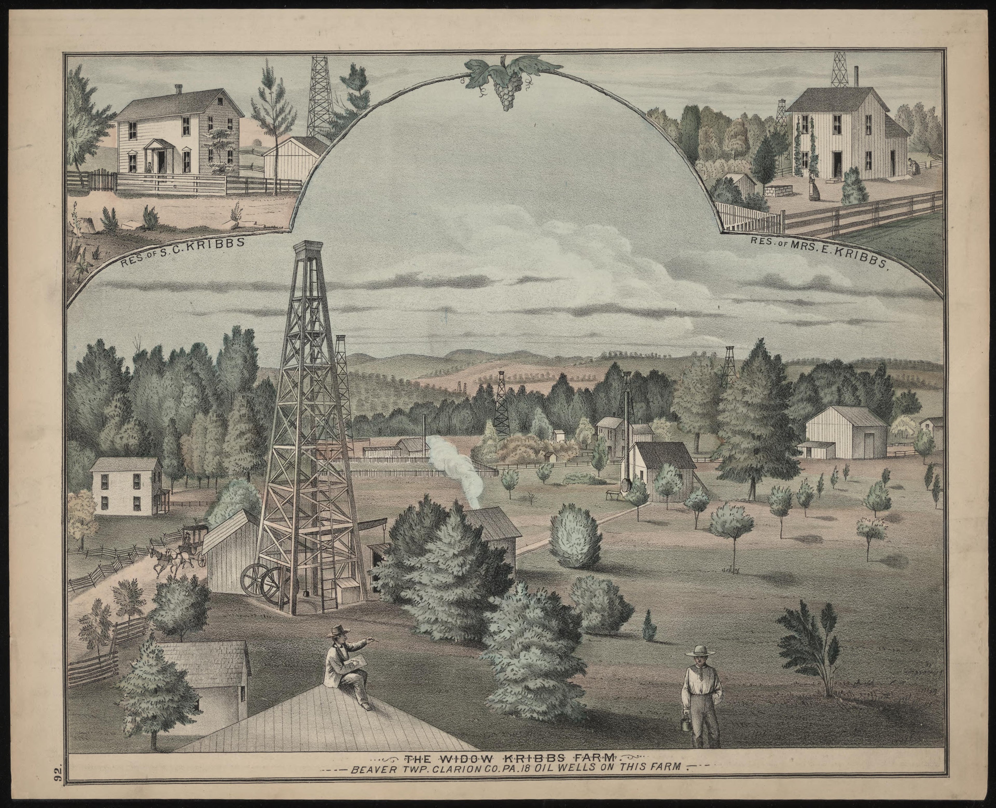 Widow Kribbs Farm from Caldwell&