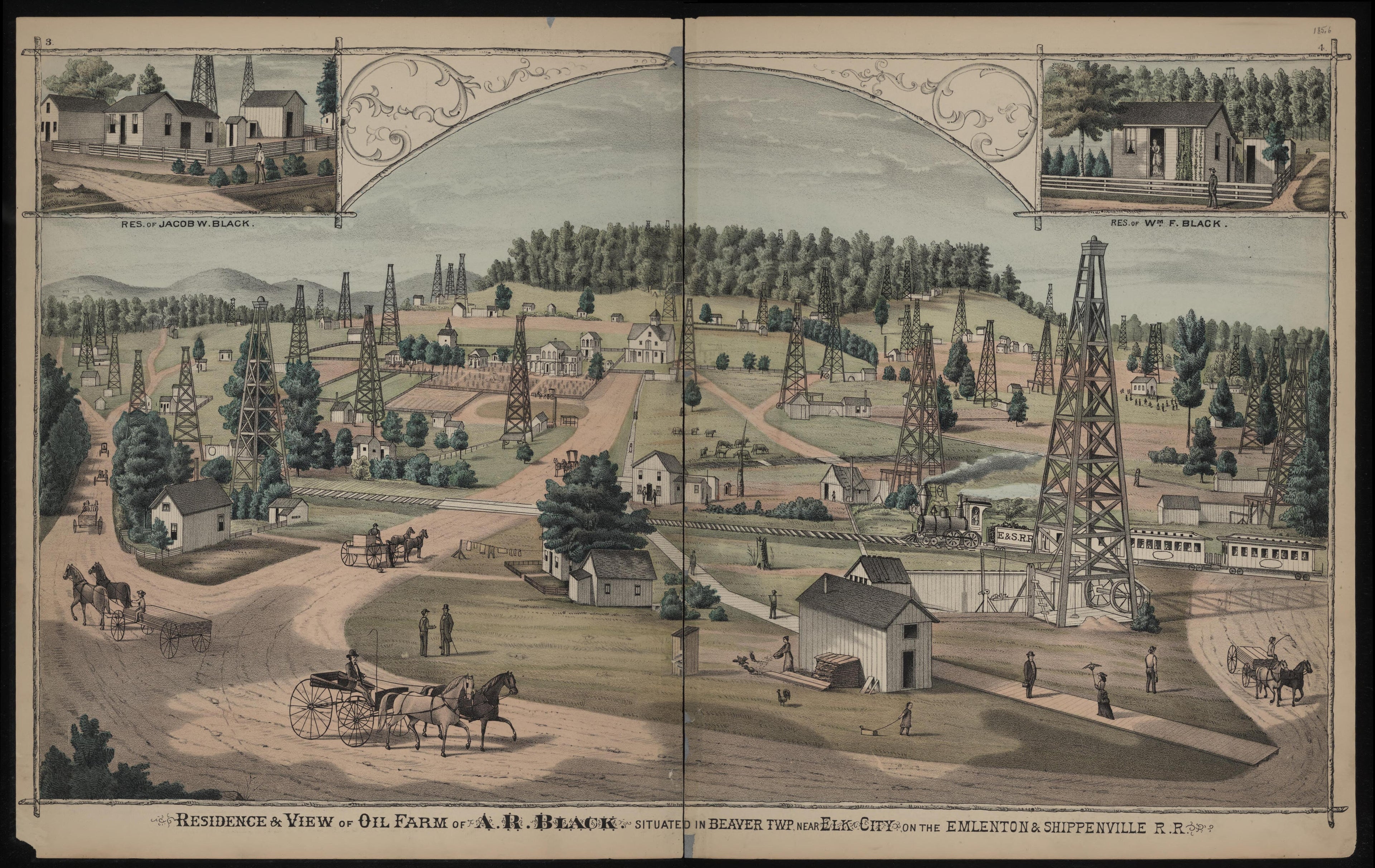 Oil Farm, A.R. Black from Caldwell&