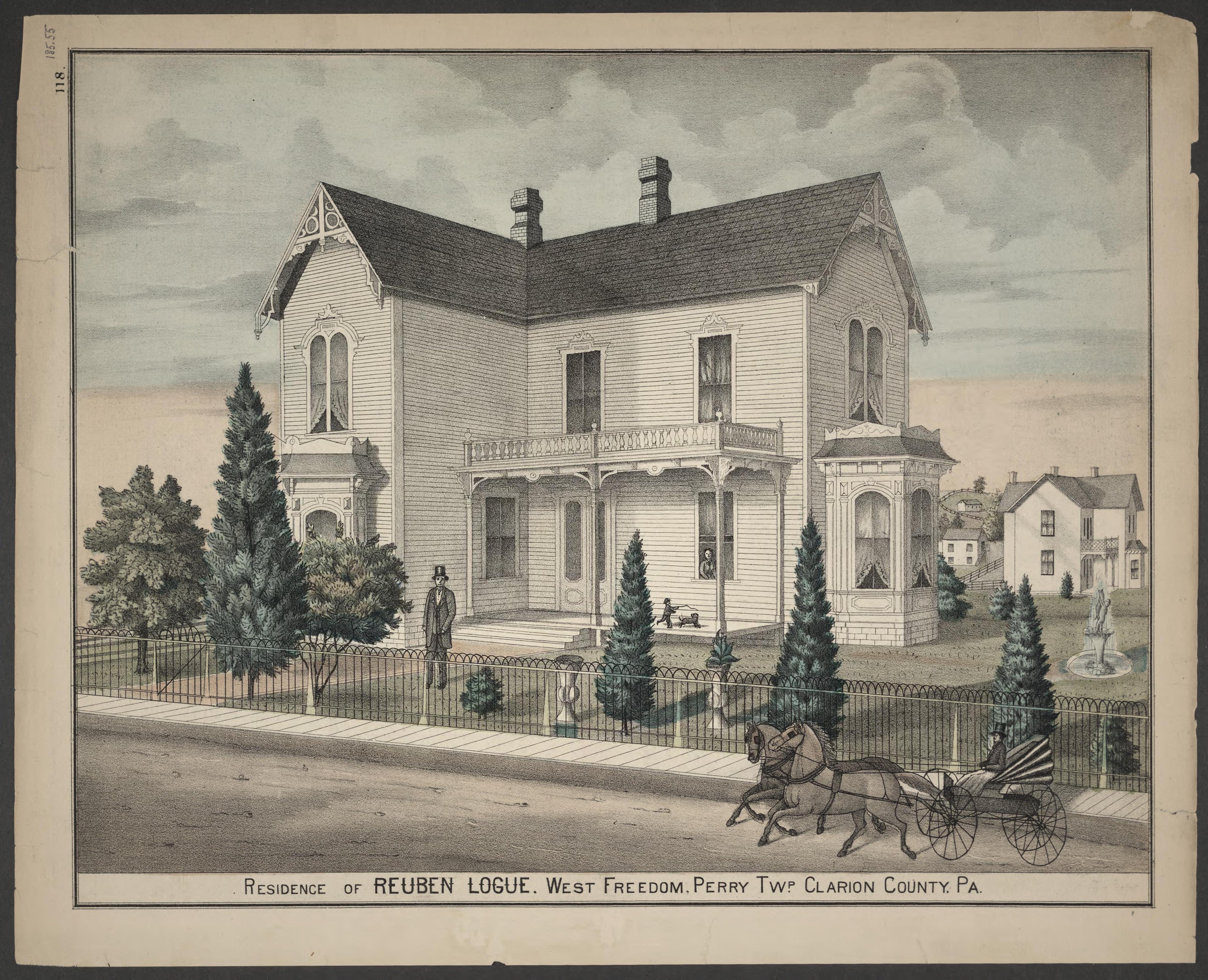 Reuben Logue Residence from Caldwell&