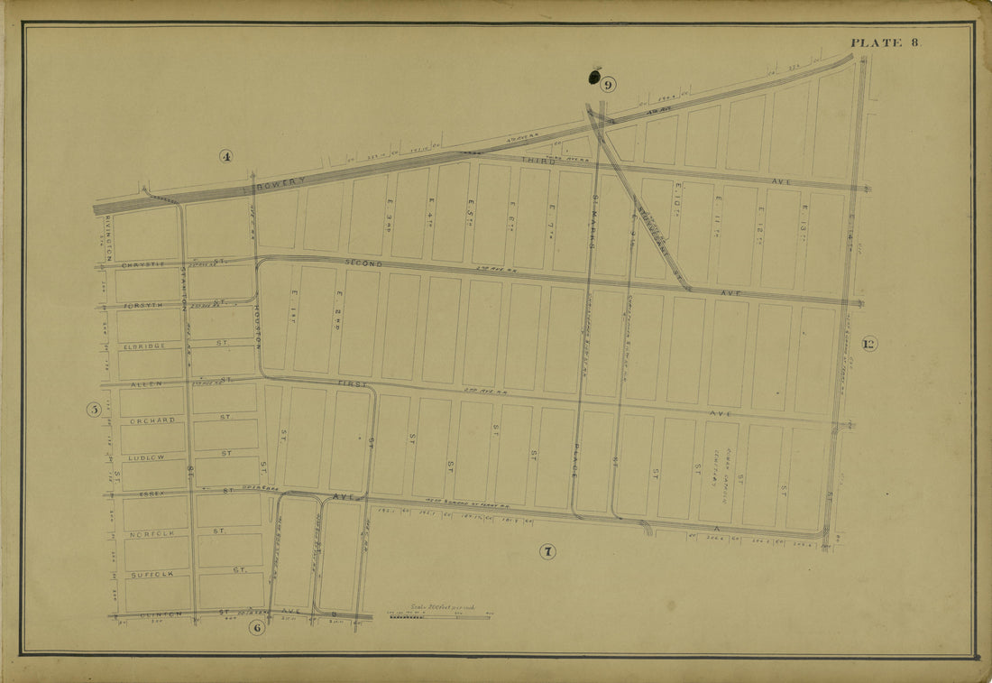 This old map of Manhattan, Manhattan (New York), New York, New York (State), was created by Metropolitan Street Railway Company. Maintenance of Way Department in 1896