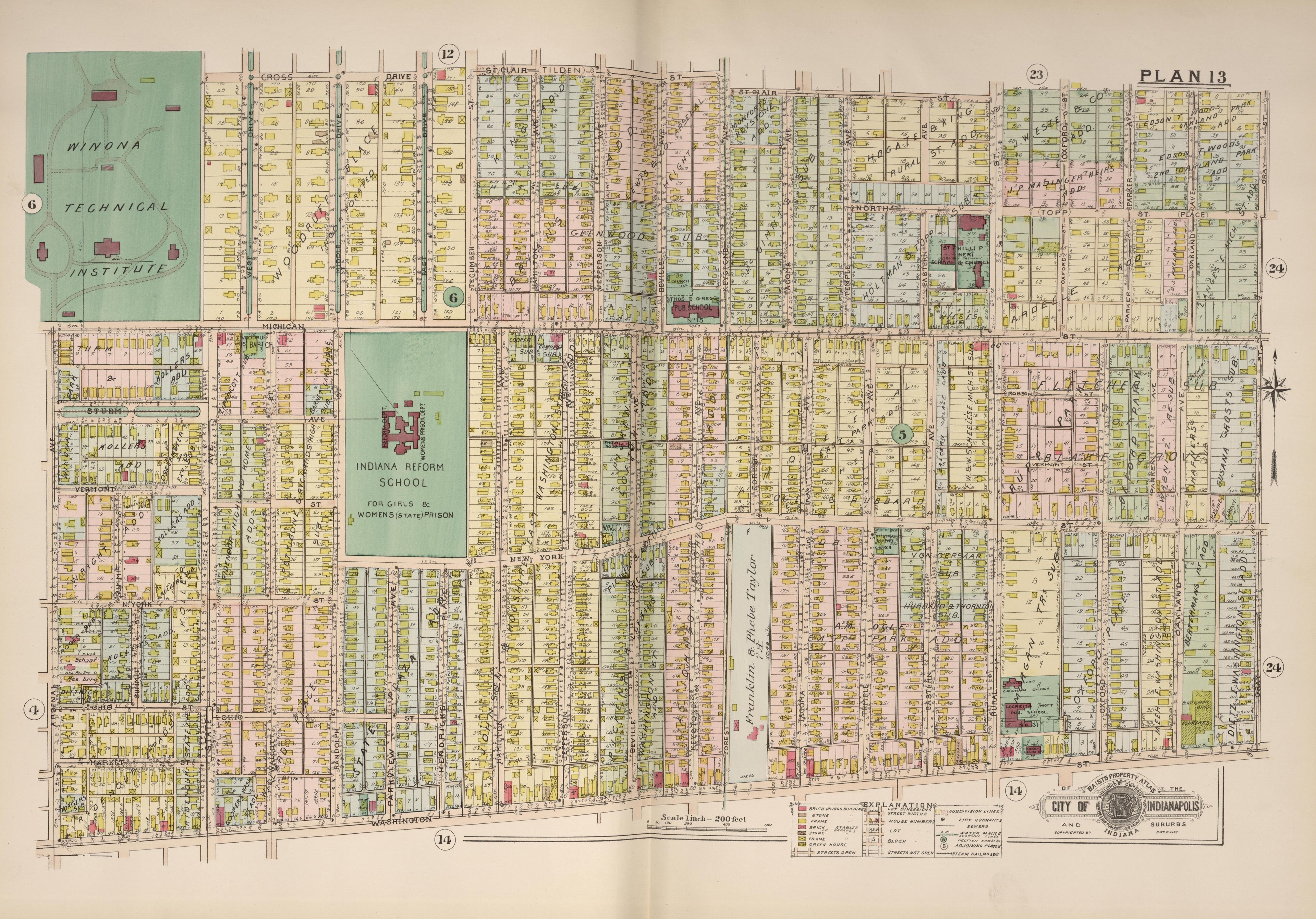 Plan 13 from Baist&