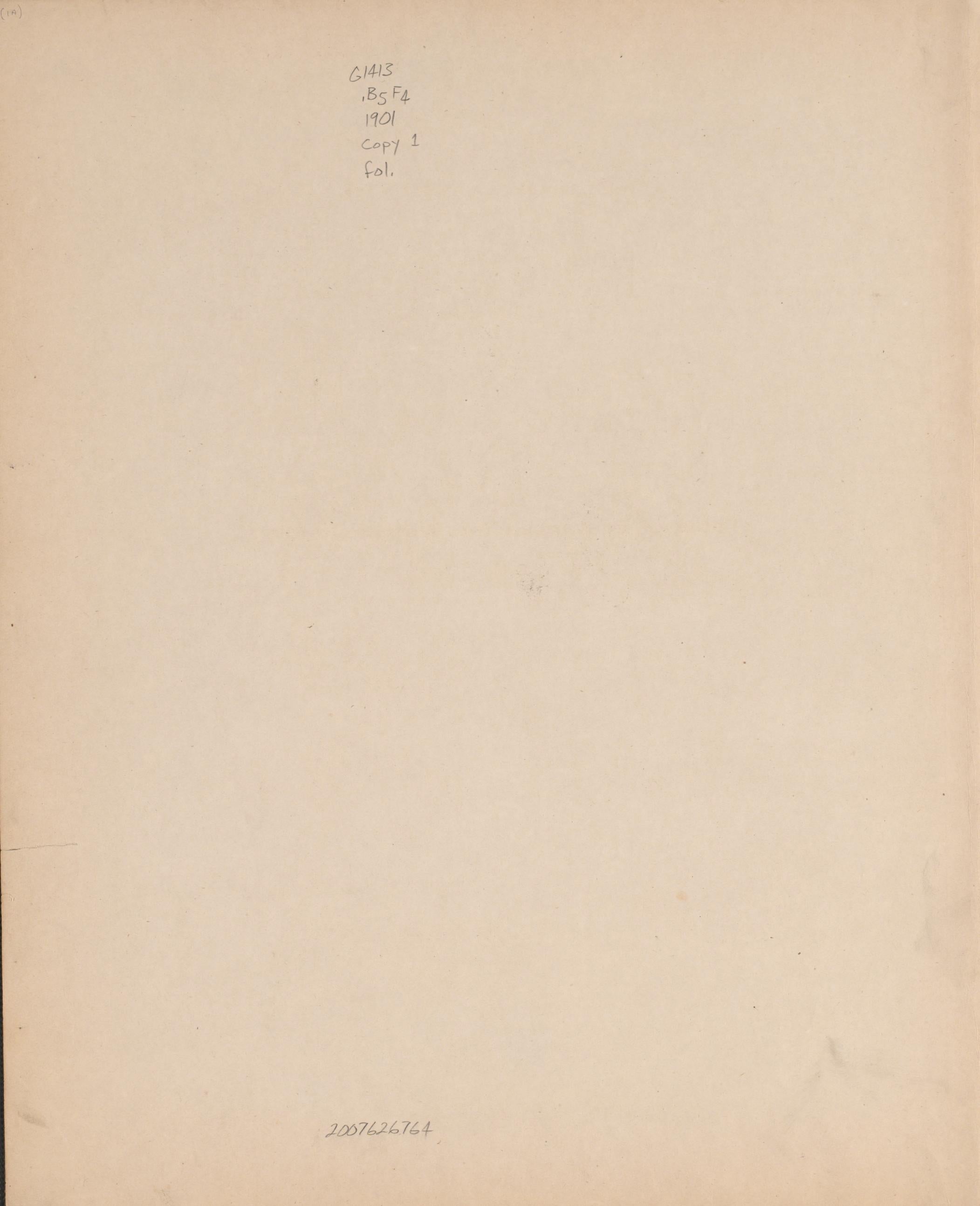 Endpage from Atlas of Benzie County, Michigan : With Maps of Michigan, United States and the World, Alaska, Cuba, Porto Rico, Hawaii and the Philippines : Also a Complete Mailing List of All Resident … 1901 by Relic Map Company