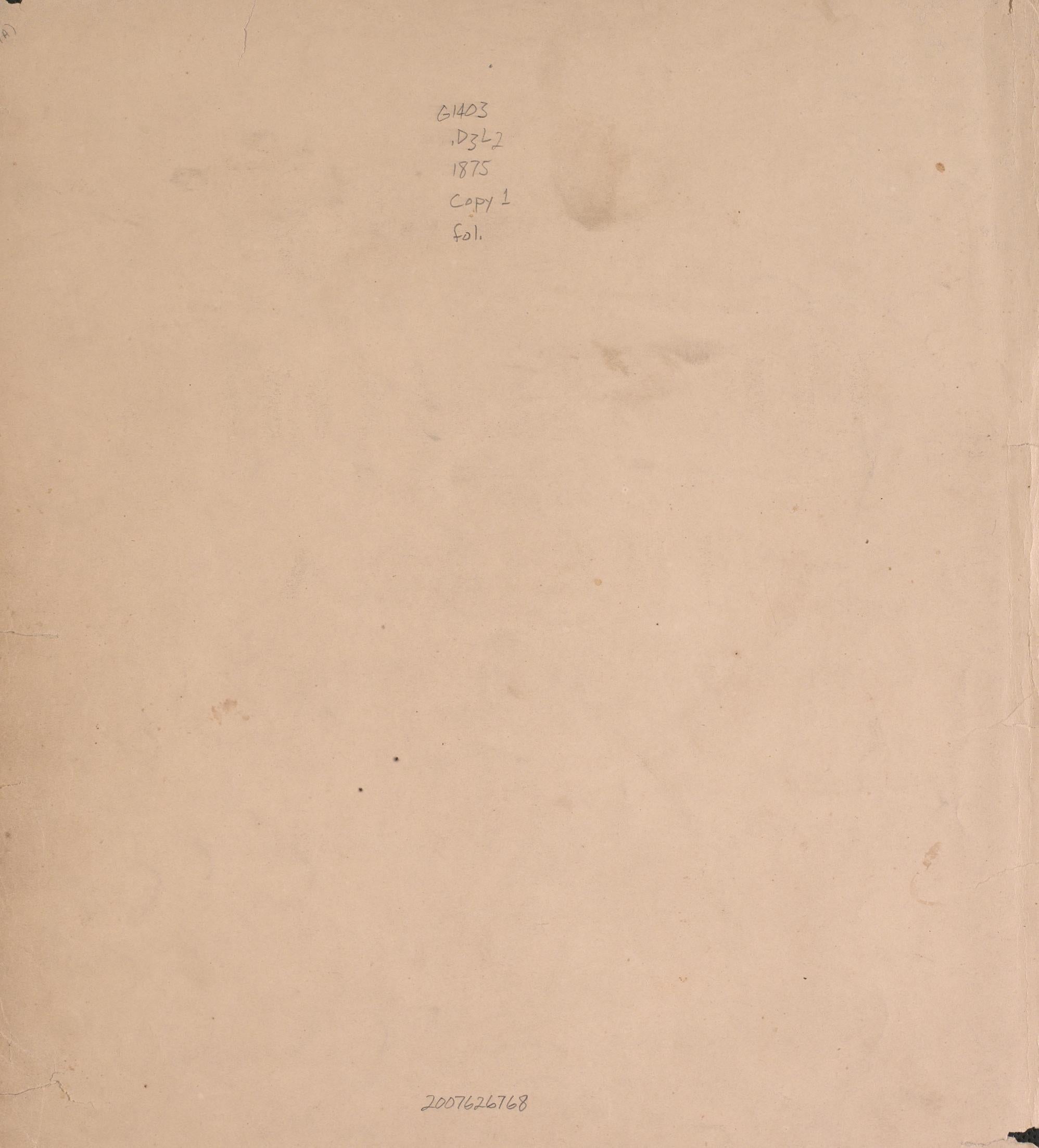 Endpage from Atlas of Dearborn County, Indiana : to Which Is Added a Map of the State of Indiana, Also an Outline and Rail Road Map of the United States 1875 by Relic Map Company