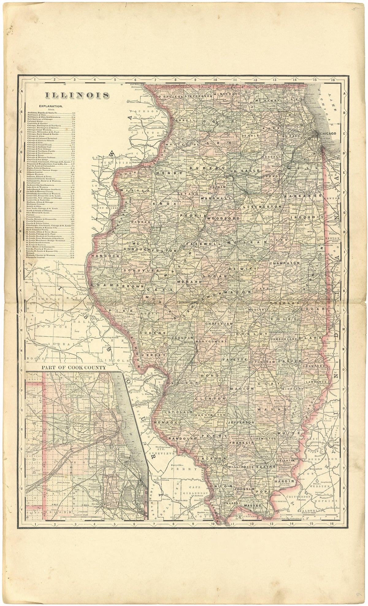 Illinois from Plat Book of De Witt County, Illinois 1894 by Relic Map Company