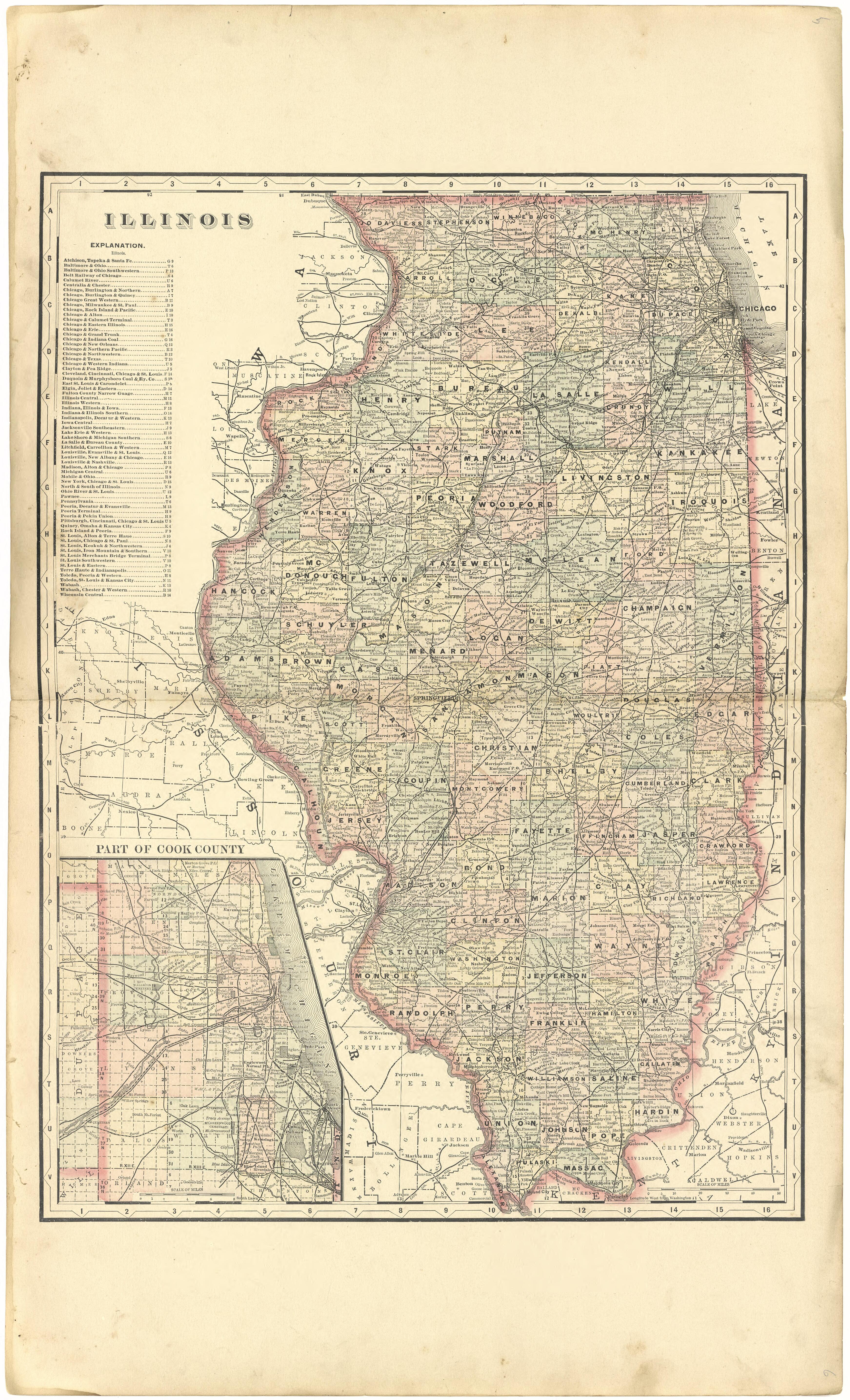 Illinois from Plat Book of De Witt County, Illinois 1894 by Relic Map Company