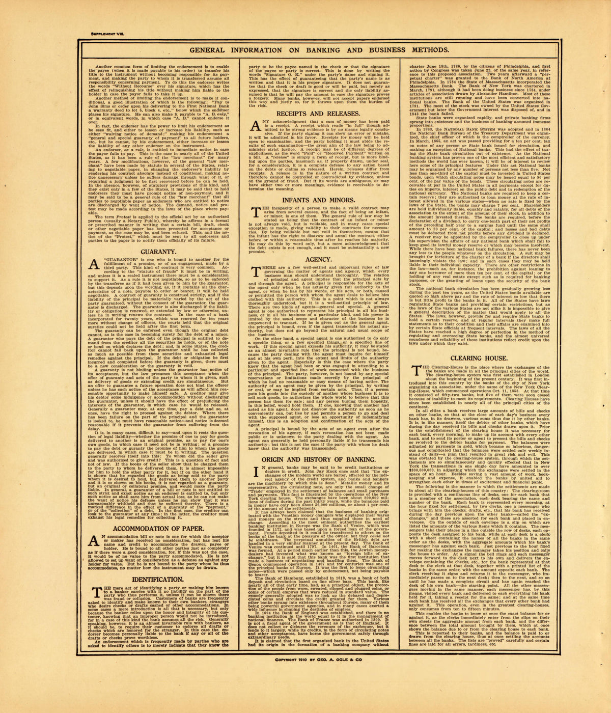Banking and Business Methods--continued from Standard Atlas of McLean County, Illinois, Including a Plat Book of the Villages, Cities and Townships of the County 1914 by Relic Map Company