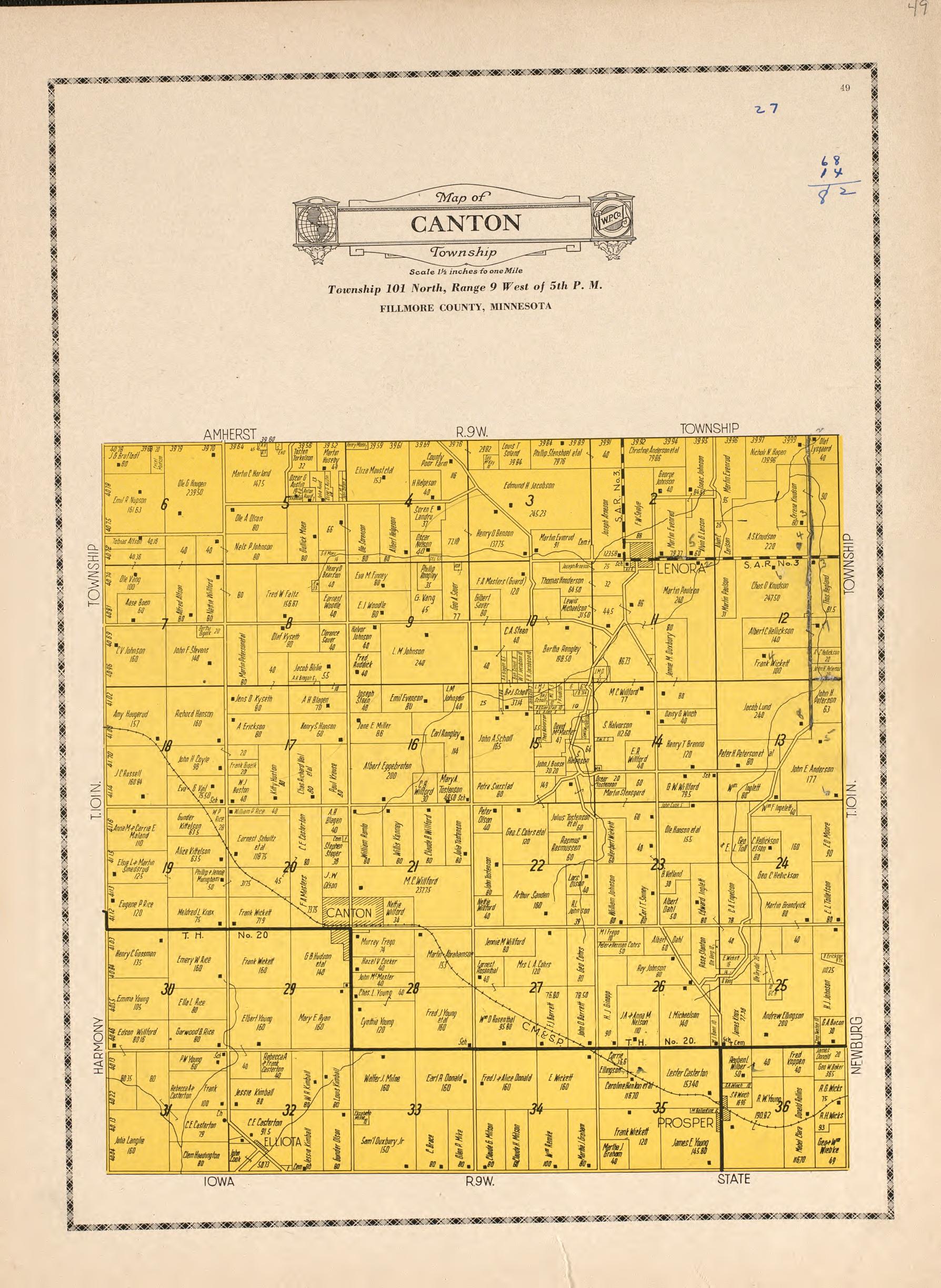 Canton Township from Atlas and Farmers&
