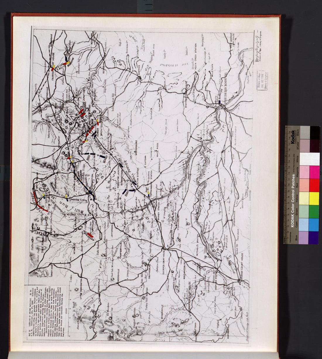 This old map of Manassas Region, , Virginia was created by Russell, Robert E. L. in 1862