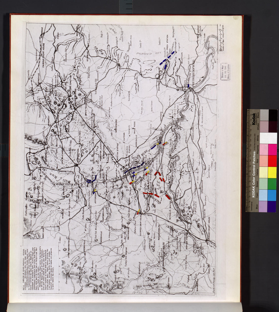 This old map of Manassas Region, , Virginia was created by Russell, Robert E. L. in 1862