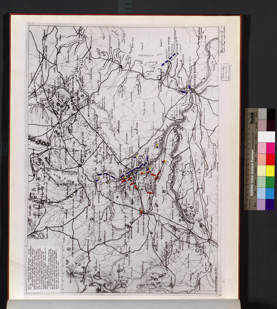 This old map of Manassas Region, , Virginia was created by Russell, Robert E. L. in 1862