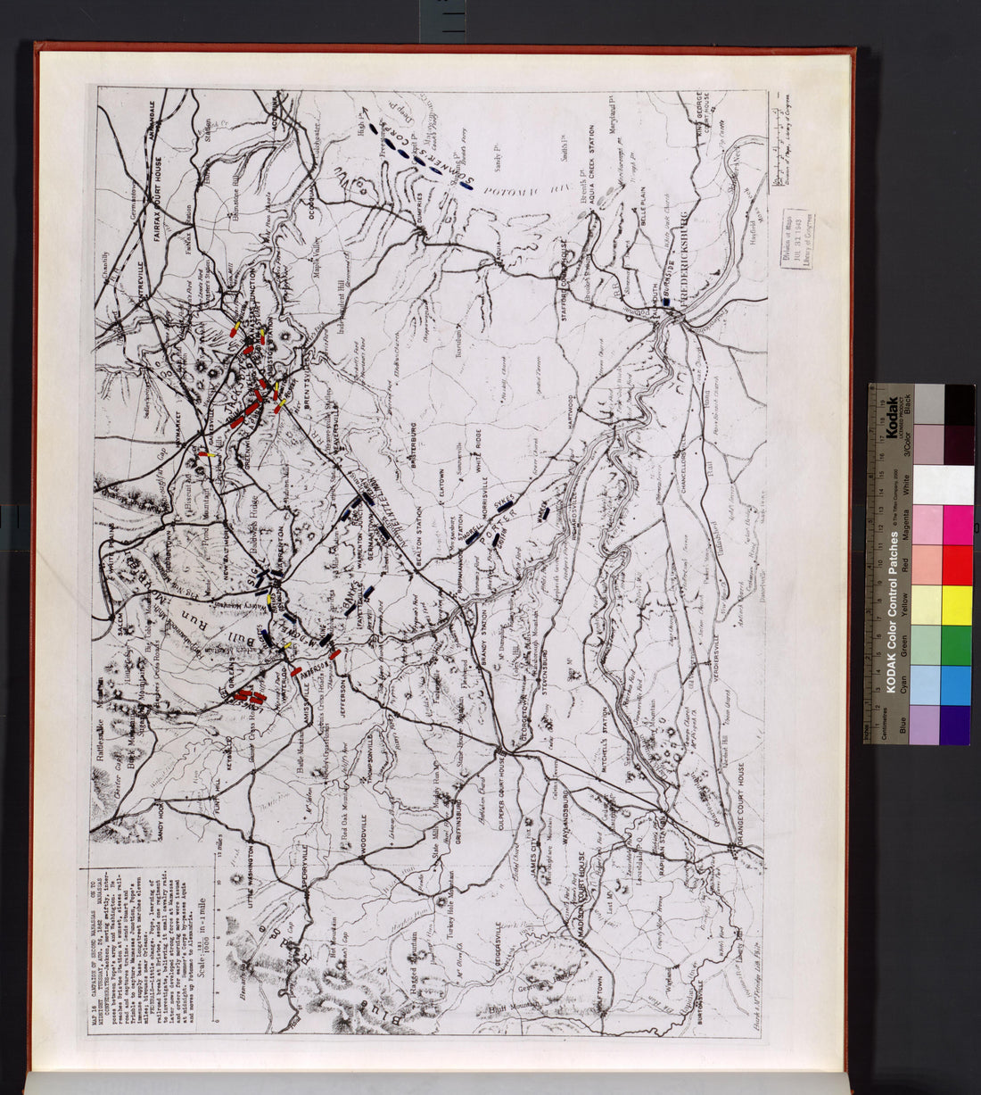 This old map of Manassas Region, , Virginia was created by Russell, Robert E. L. in 1862