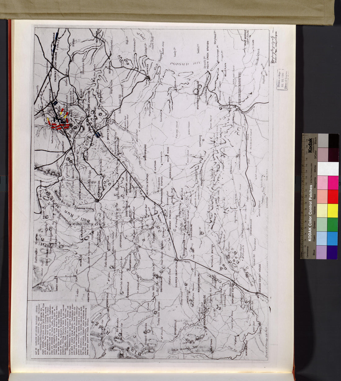 This old map of Manassas Region, , Virginia was created by Russell, Robert E. L. in 1862