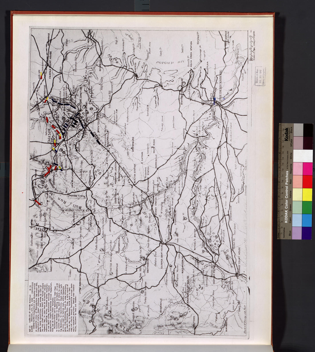 This old map of Manassas Region, , Virginia was created by Russell, Robert E. L. in 1862