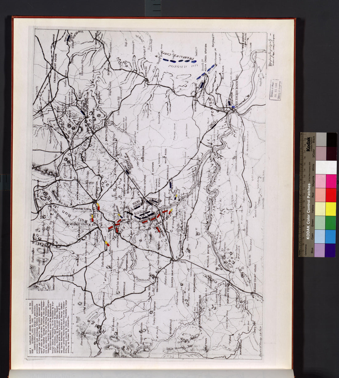 This old map of Manassas Region, , Virginia was created by Russell, Robert E. L. in 1862