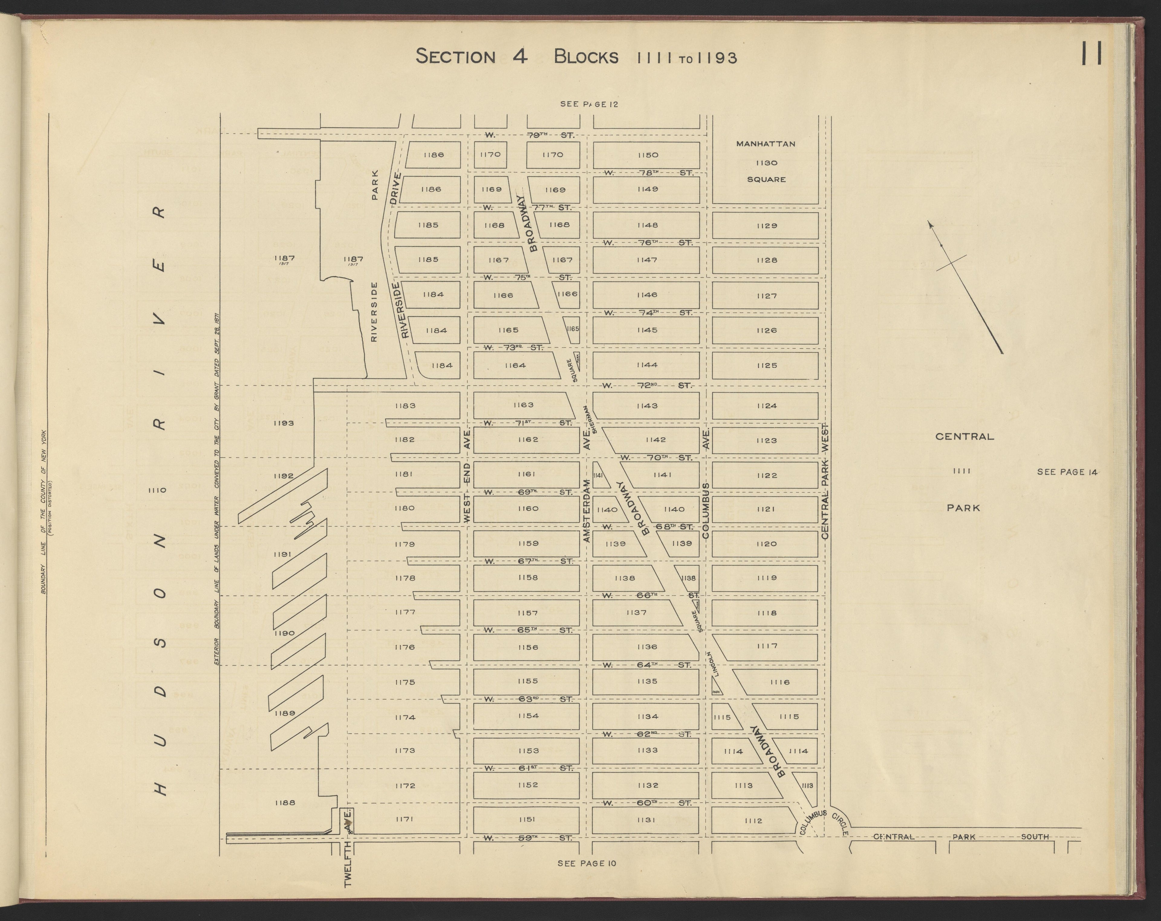 Image 13 of the Land Map of the County of New York from the Land Map of the County of New York 1917 by Relic Map Company