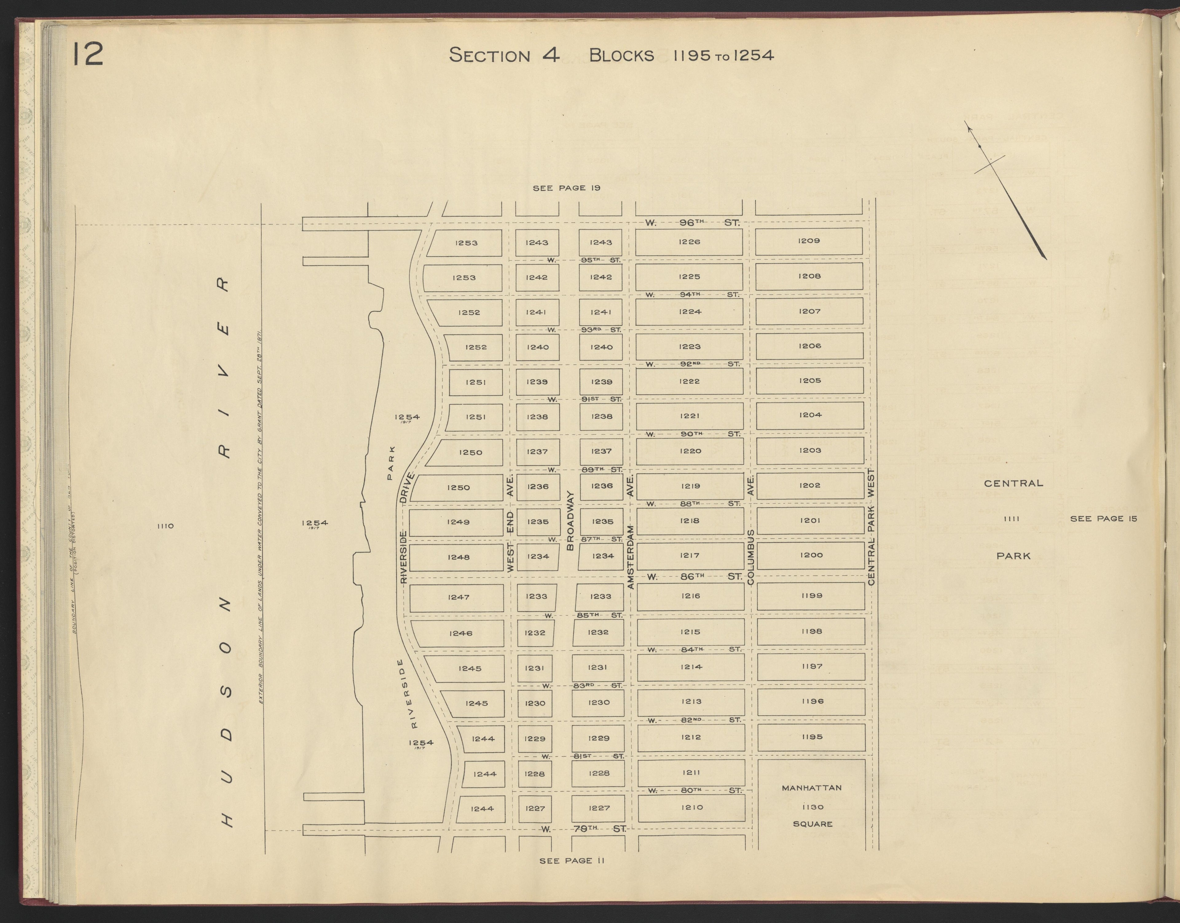 Image 14 of the Land Map of the County of New York from the Land Map of the County of New York 1917 by Relic Map Company