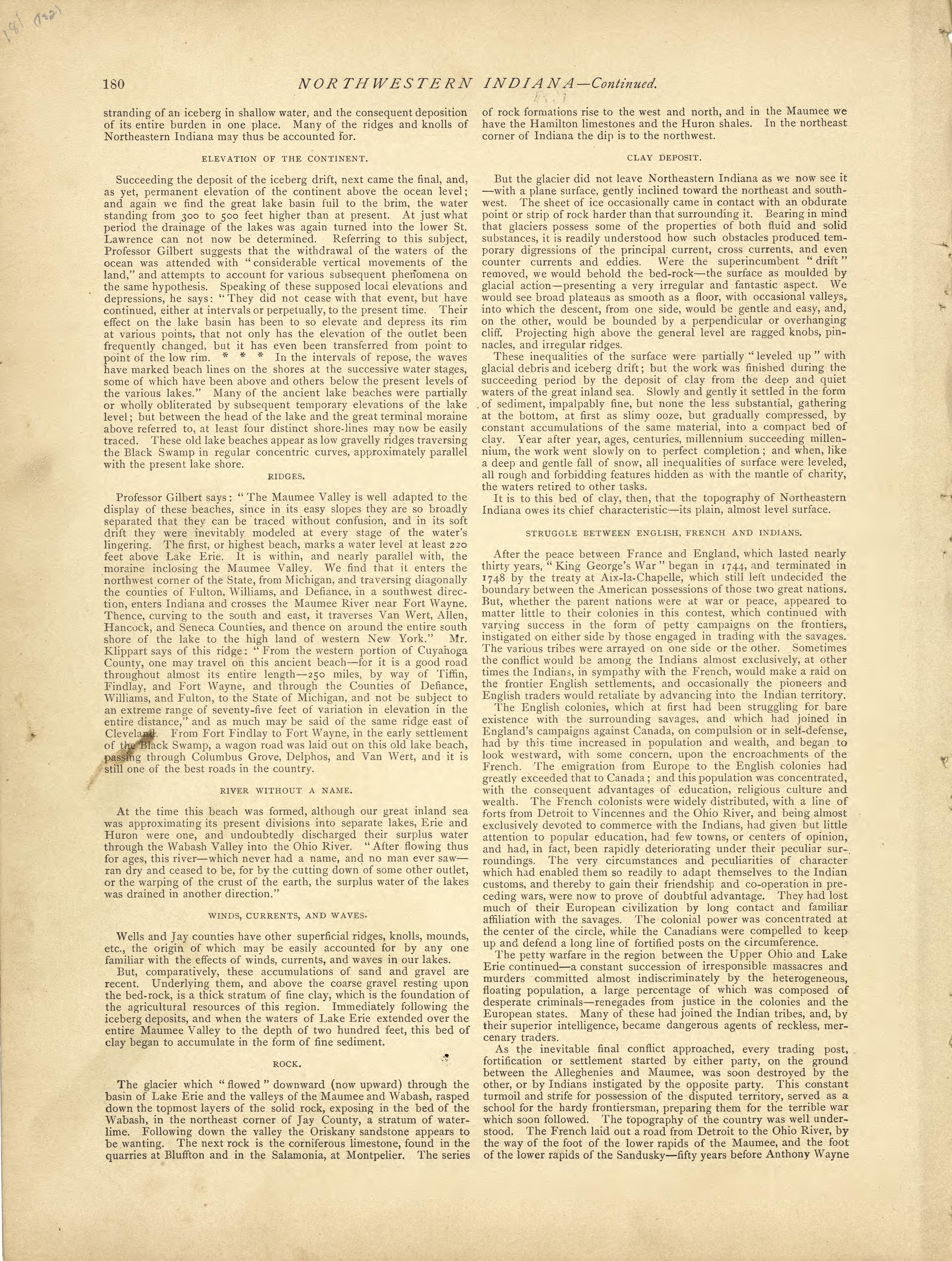 Northwestern Indiana - Continued from Historical Hand-atlas, Illustrated, Containing Large Scale Copper Plate Maps of Each State and Territory of the United States, and the Provinces of Canada, Together With a Complete Reference Map of the World, … 1881 by Relic Map Company