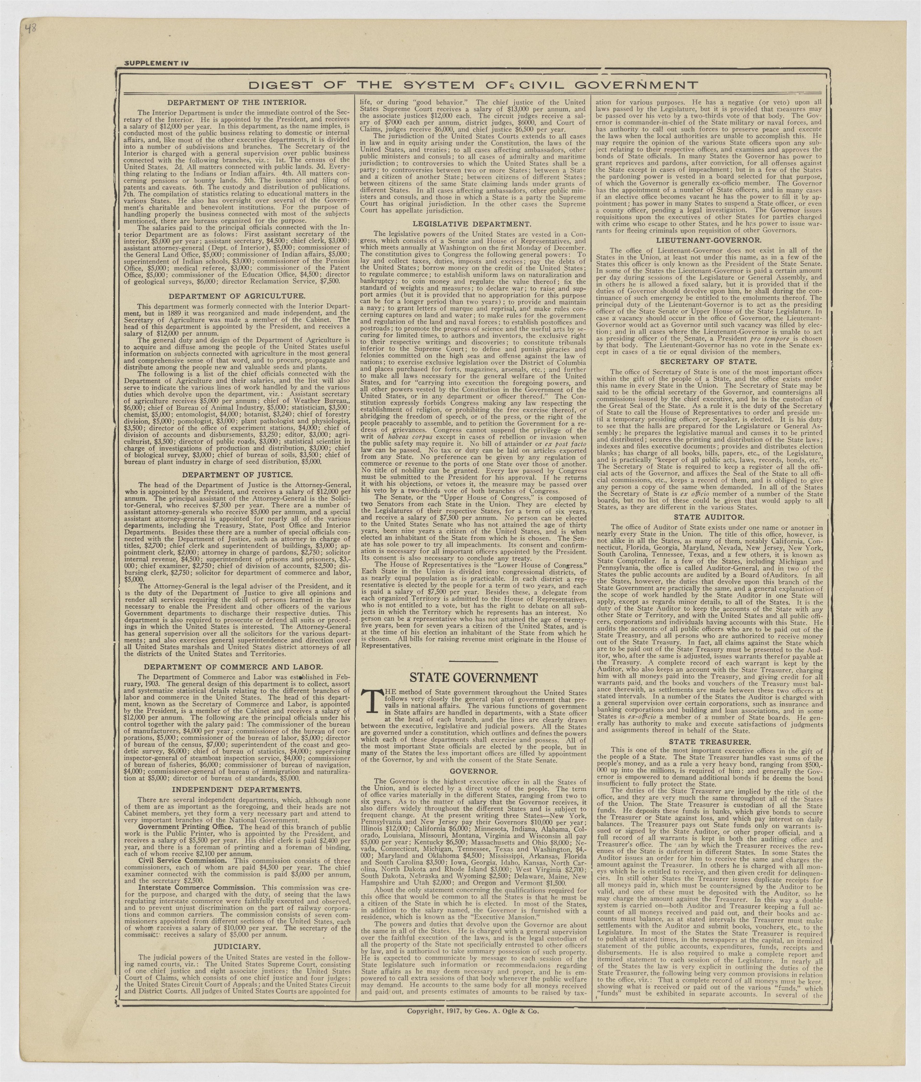 This old map of Kearney County, Nebraska, was created by Geo. A. Ogle & Co in 1923