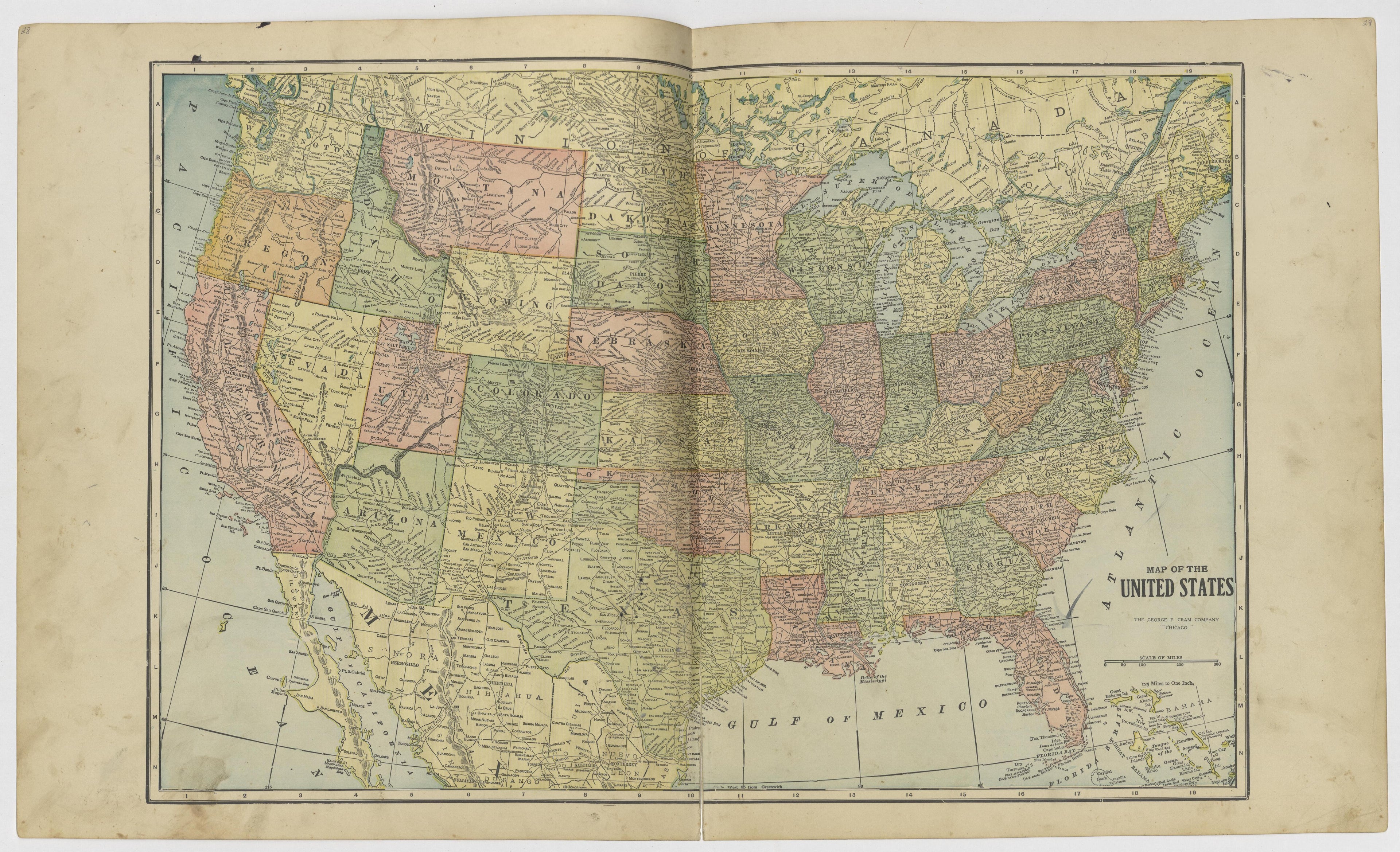 This old map of Kearney County, Nebraska, was created by Geo. A. Ogle & Co in 1923