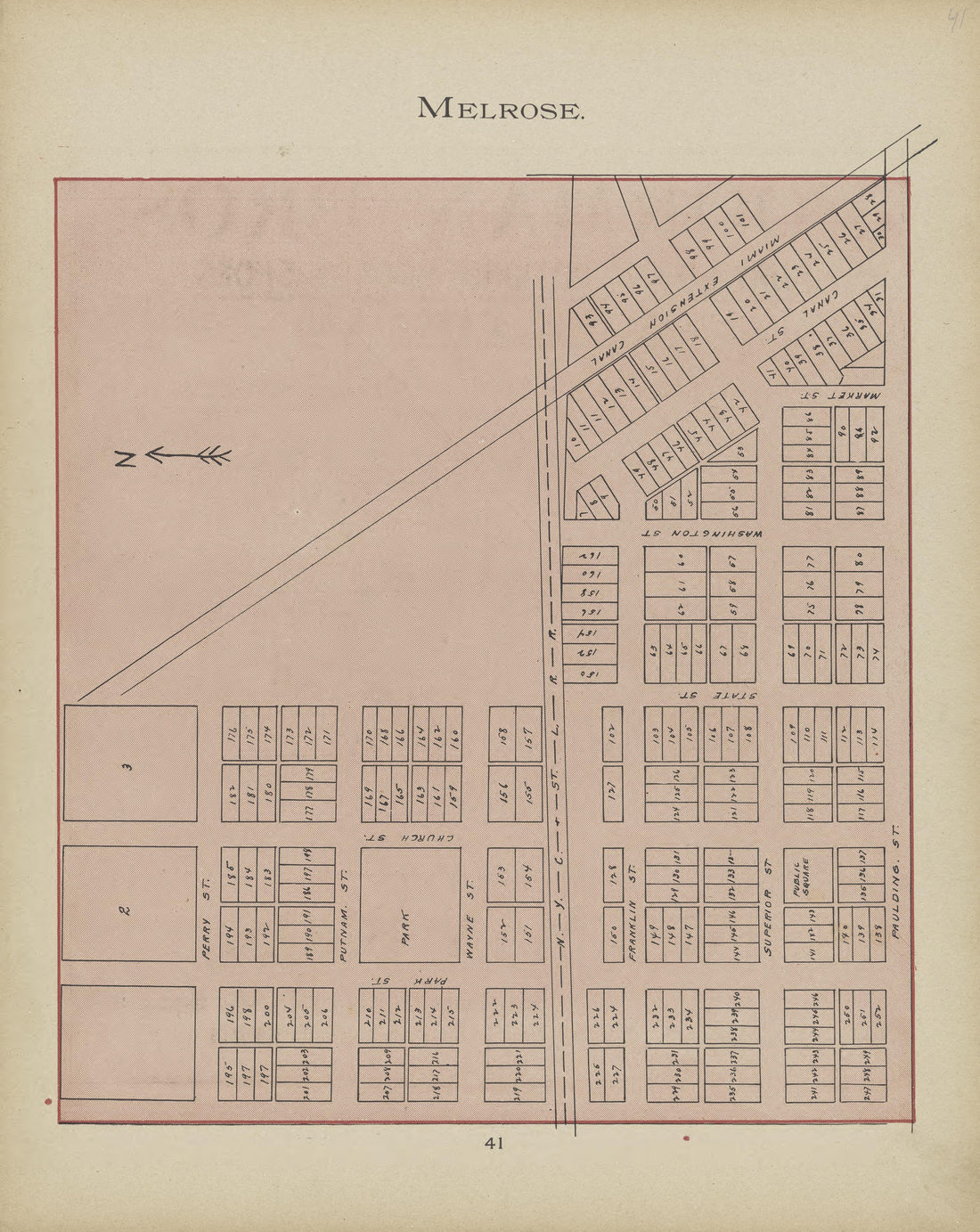 This old map of Ohio, Paulding County, was created by Morrow, O. (Oliver) in 1905