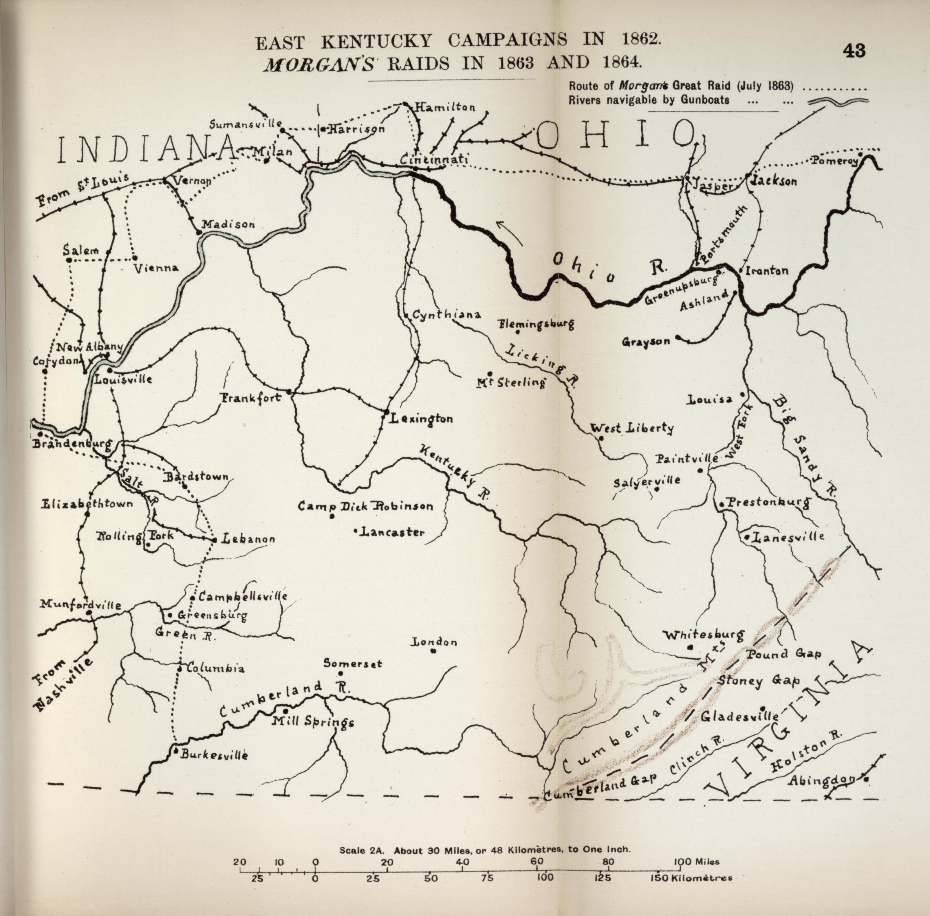 East Kentucky Campaigns In 1862, Morgan&