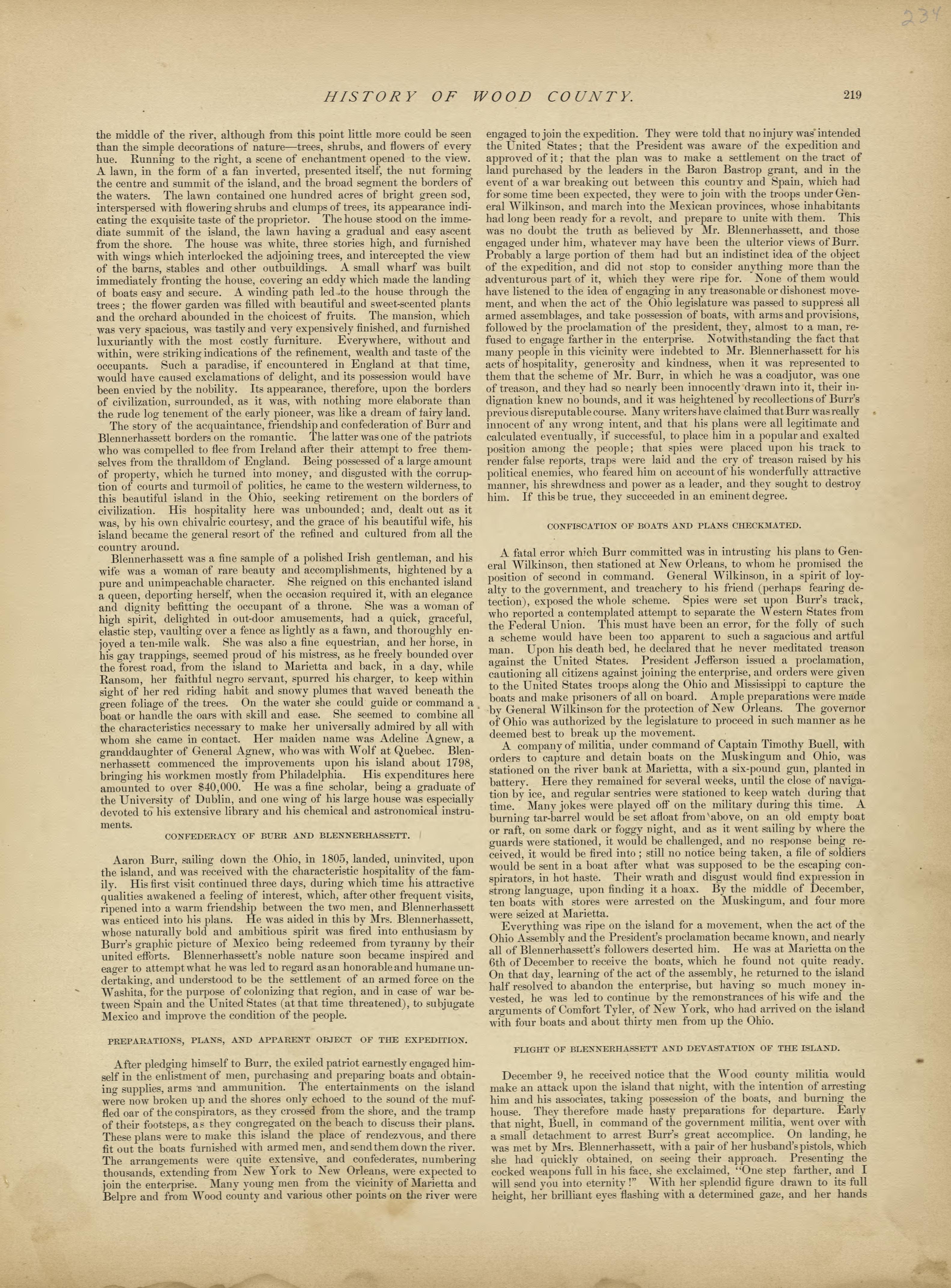 This old map of Pleasants County, , West Virginia, Wood County was created by H.H. Hardesty (Firm) in 1882