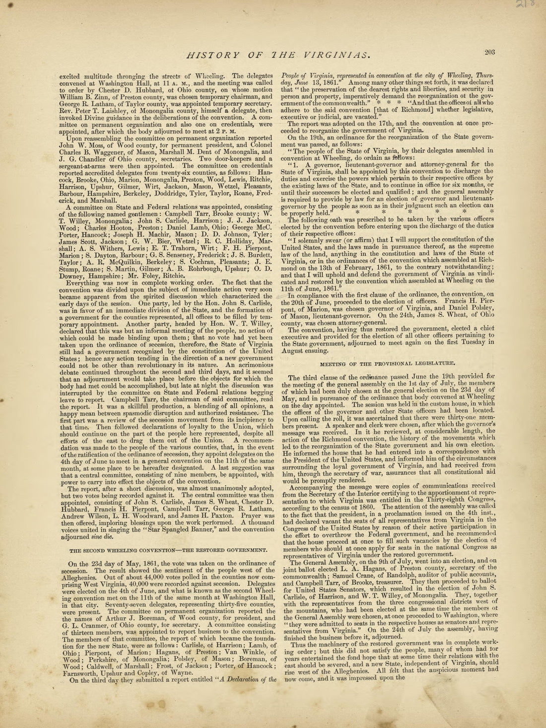 This old map of Pleasants County, , West Virginia, Wood County was created by H.H. Hardesty (Firm) in 1882