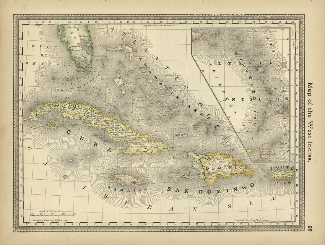 This old map of Pleasants County, , West Virginia, Wood County was created by H.H. Hardesty (Firm) in 1882