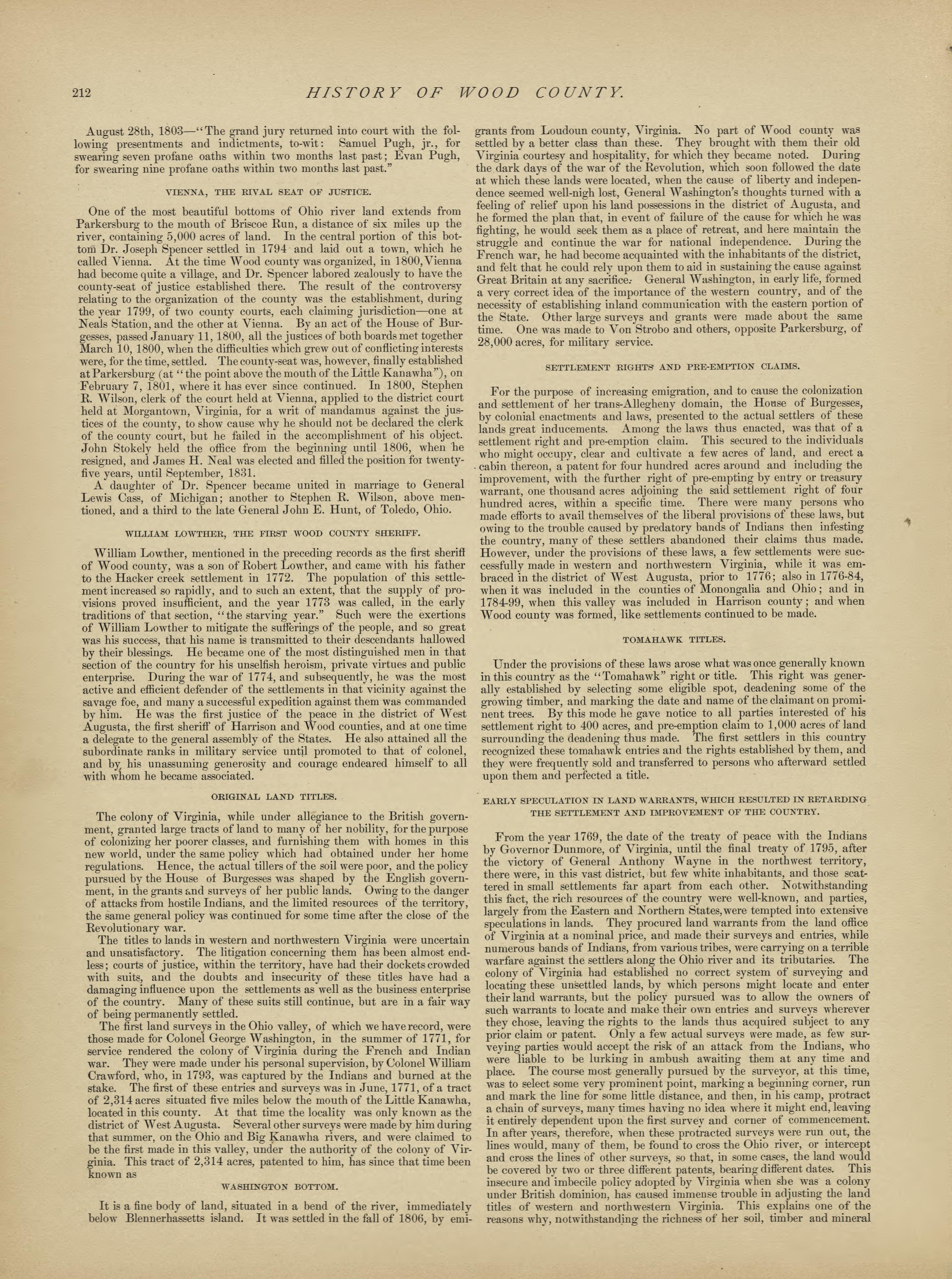 This old map of Pleasants County, , West Virginia, Wood County was created by H.H. Hardesty (Firm) in 1882