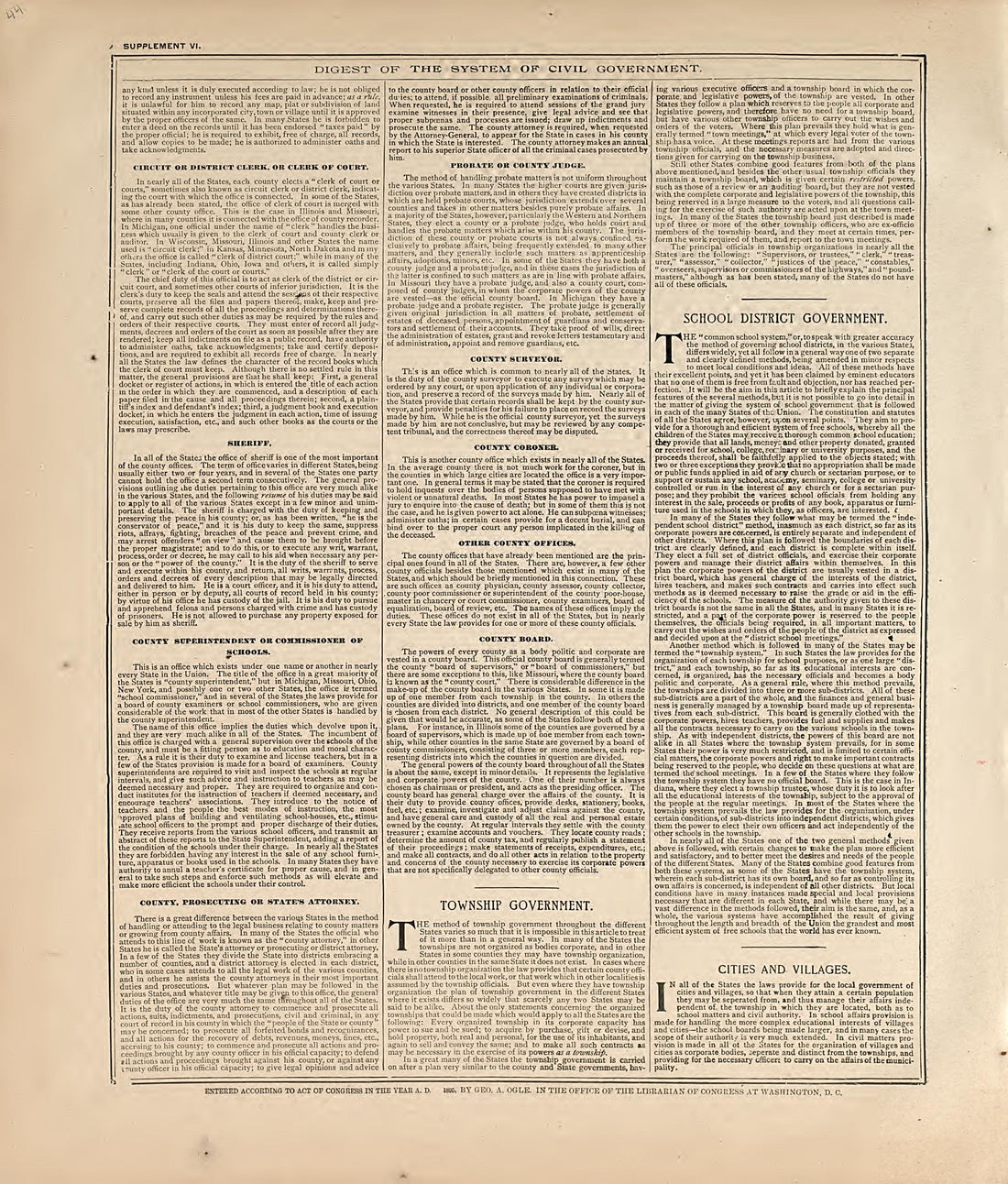 This old map of Hall County, Nebraska, was created by Geo. A. Ogle & Co in 1904