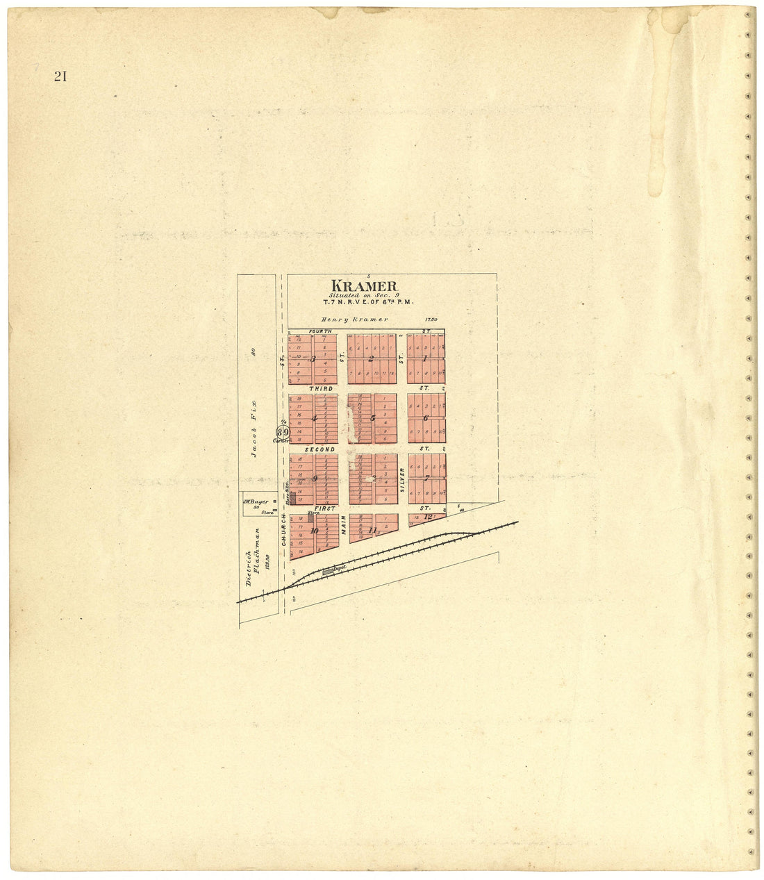 This old map of Lancaster County, Nebraska, was created by Scoville Publishing Company in 1903