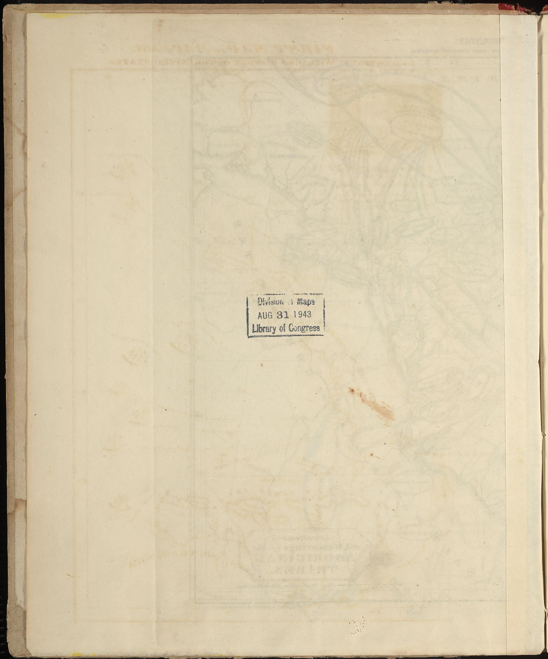 Verso of Introductory Map from a Series of Maps to Willard&