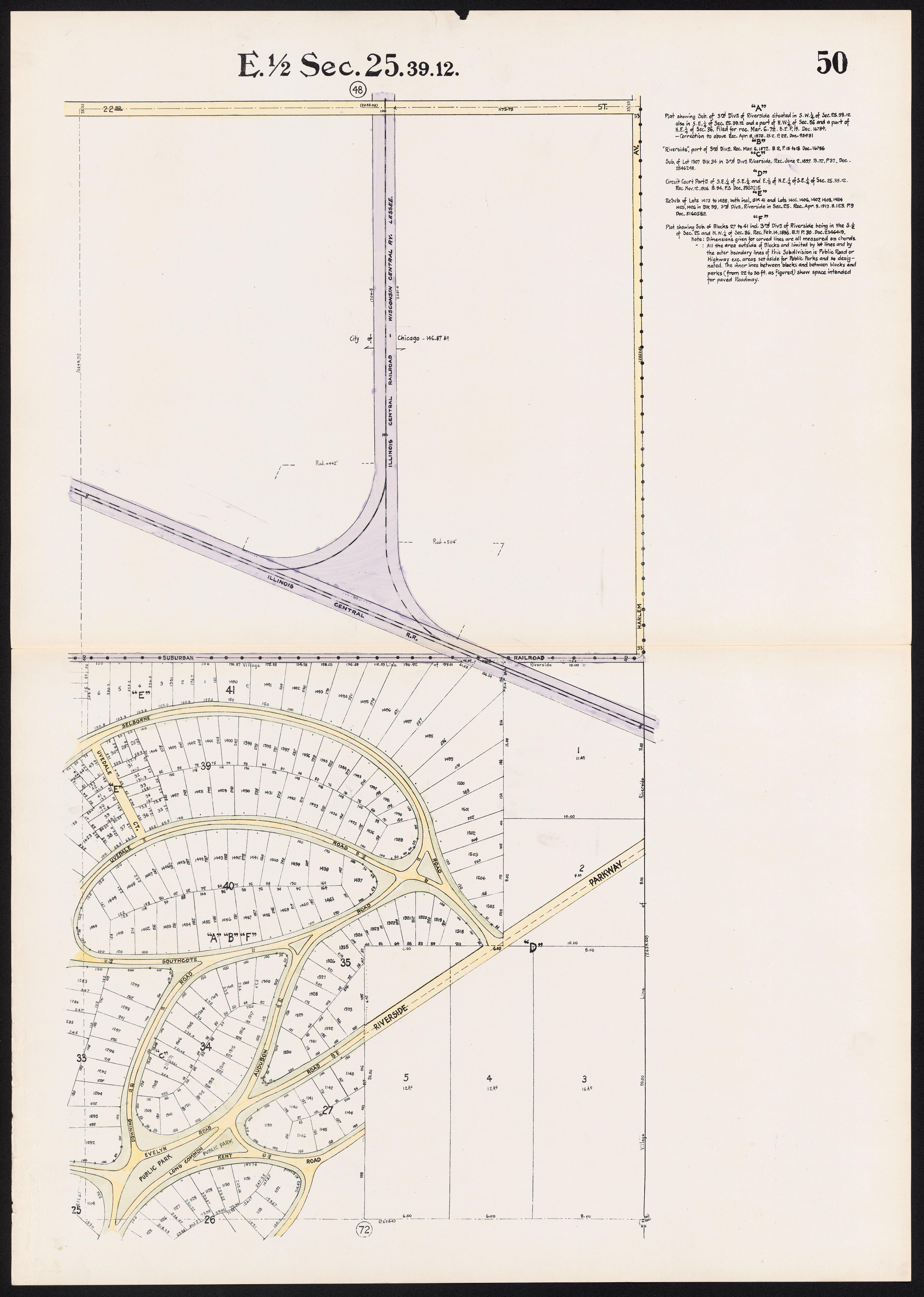 This old map of Illinois, Proviso, Proviso (Township), Township, was created by Real Estate Map Publishing Company in 1914