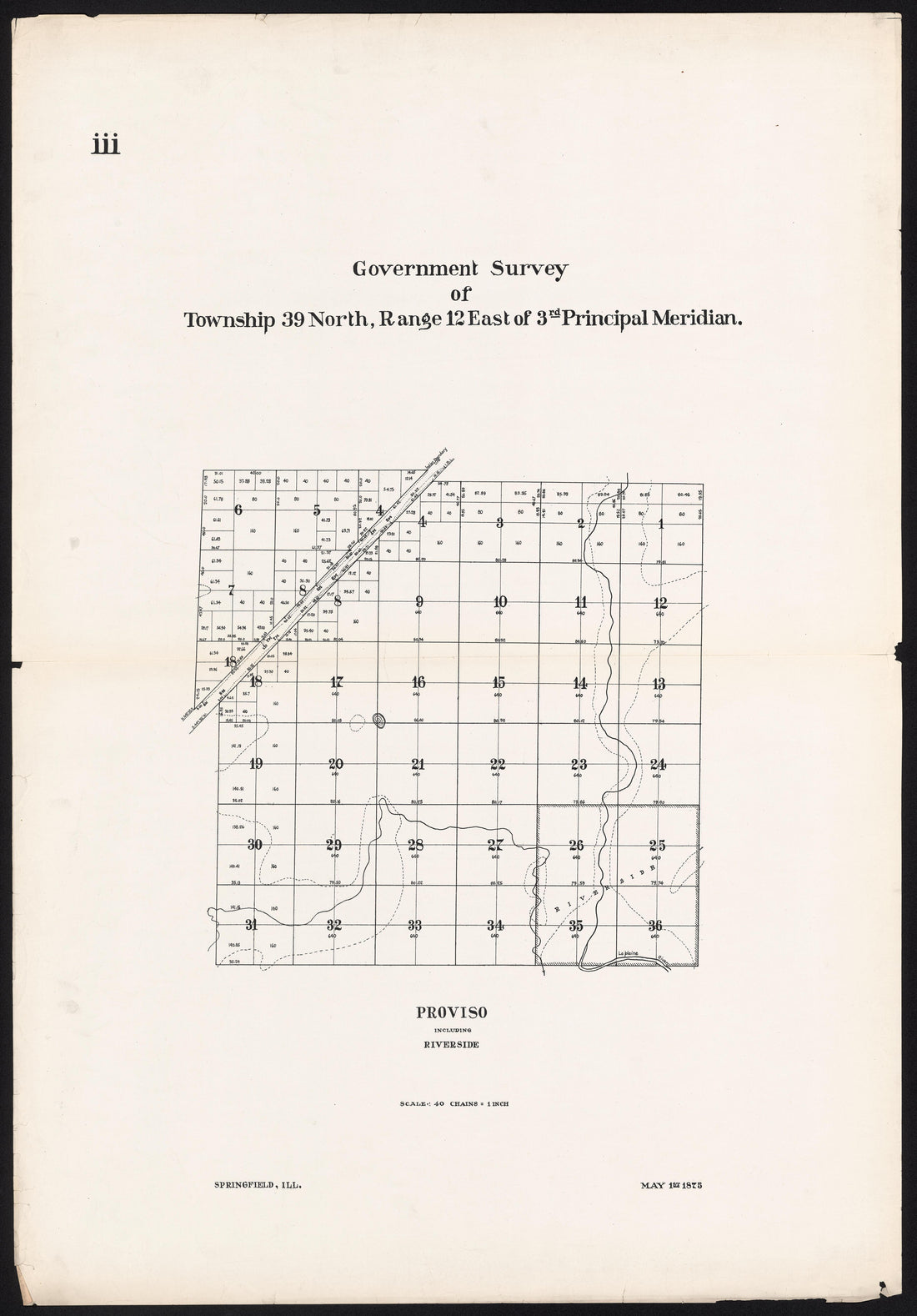 This old map of Illinois, Proviso, Proviso (Township), Township, was created by Real Estate Map Publishing Company in 1914