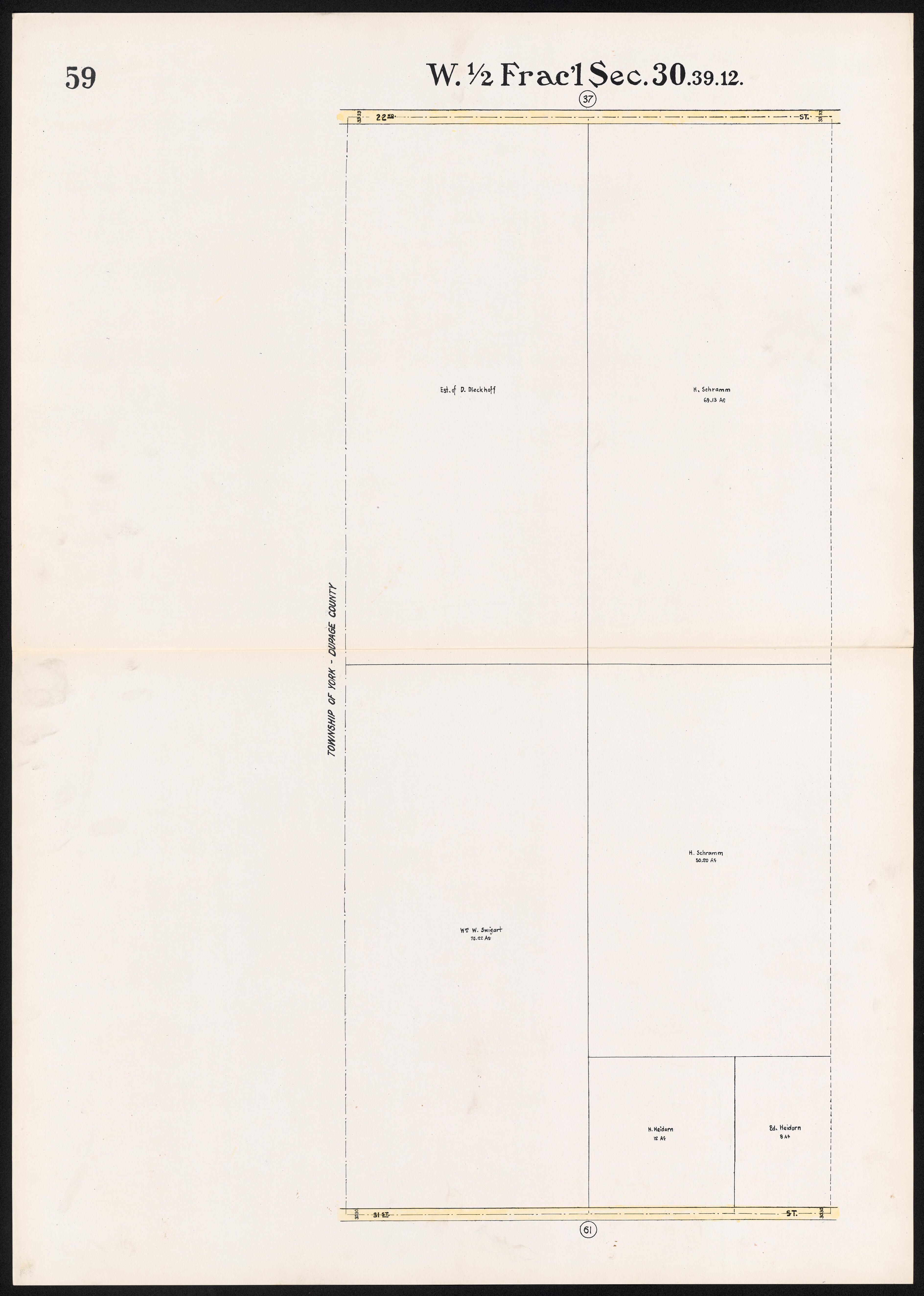 This old map of Illinois, Proviso, Proviso (Township), Township, was created by Real Estate Map Publishing Company in 1914