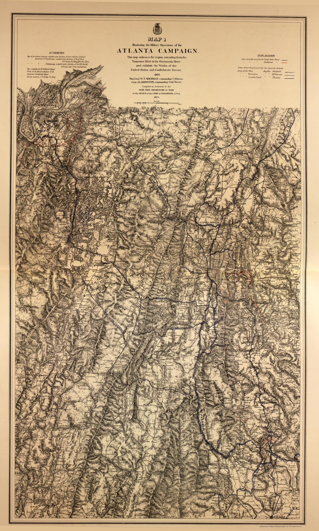 This old map of United States was created by United States. Army. Corps of Engineers in 1883