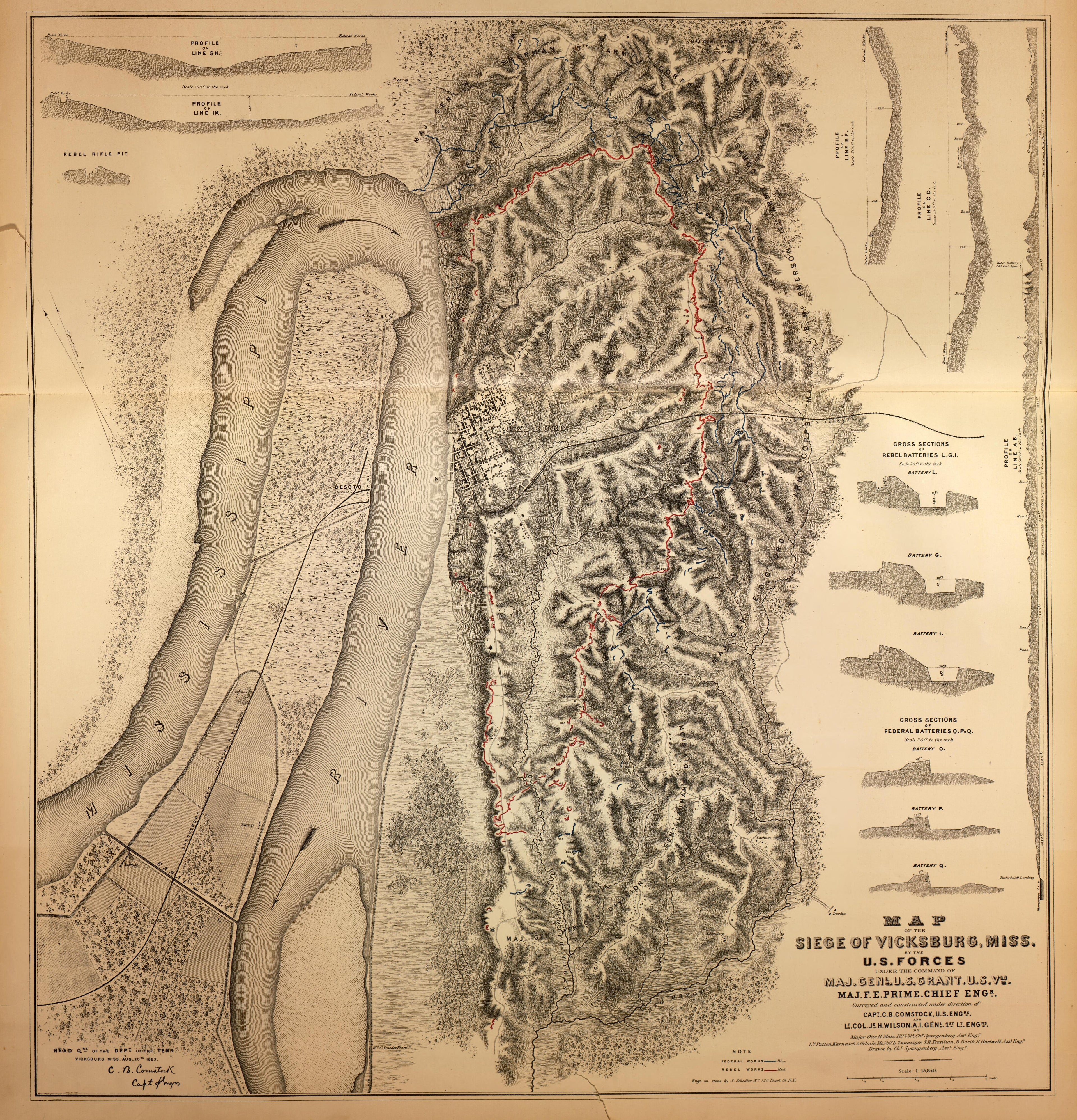 This old map of United States was created by United States. Army. Corps of Engineers in 1883