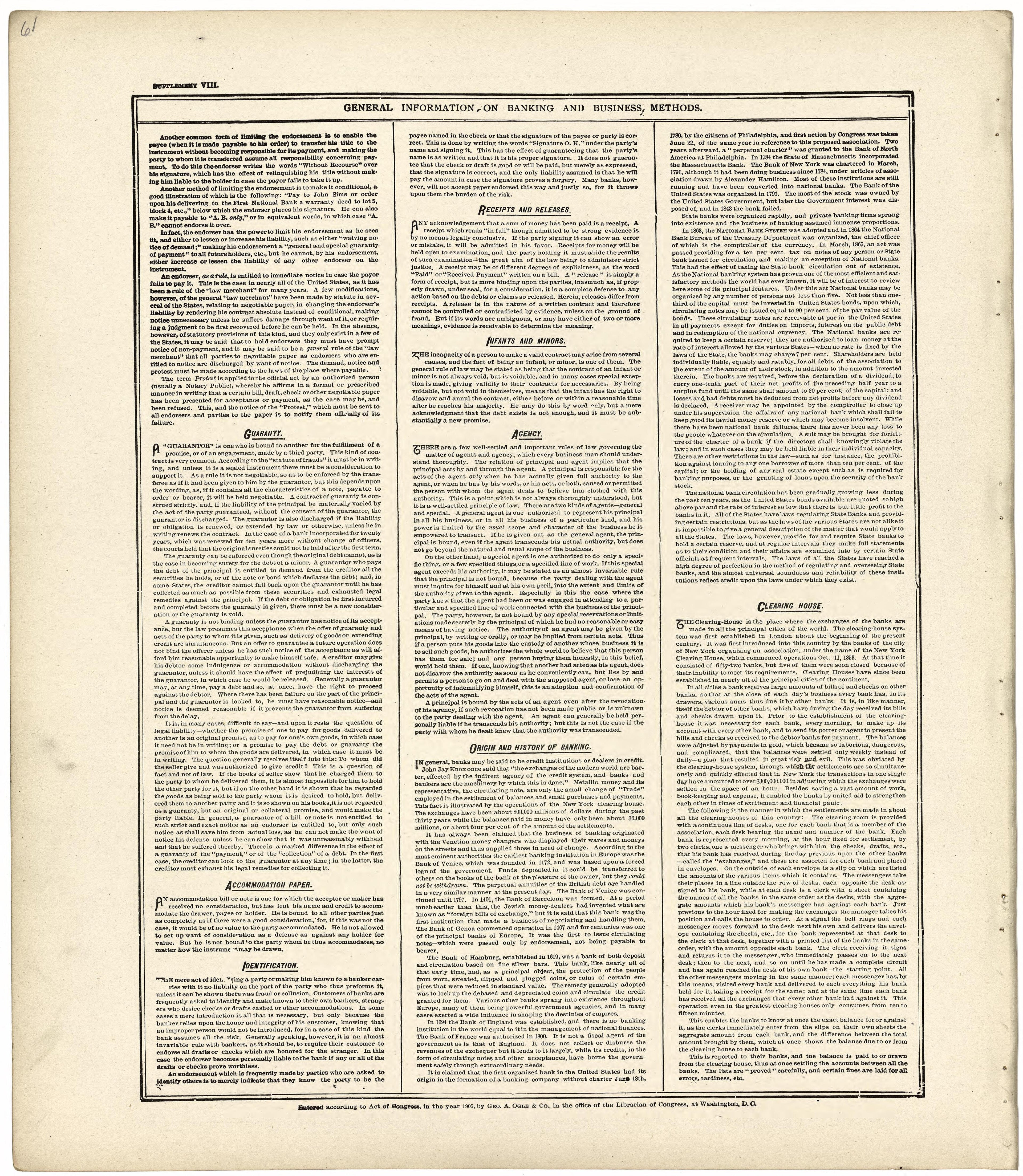 Digest of the System of Civil Government from Standard Atlas of Wood County, Wisconsin : Including a Plat Book of the Villages, Cities and Townships of the County, Map of the State, United States and World : Patrons Directory, Reference … 1909 by Relic Map Company