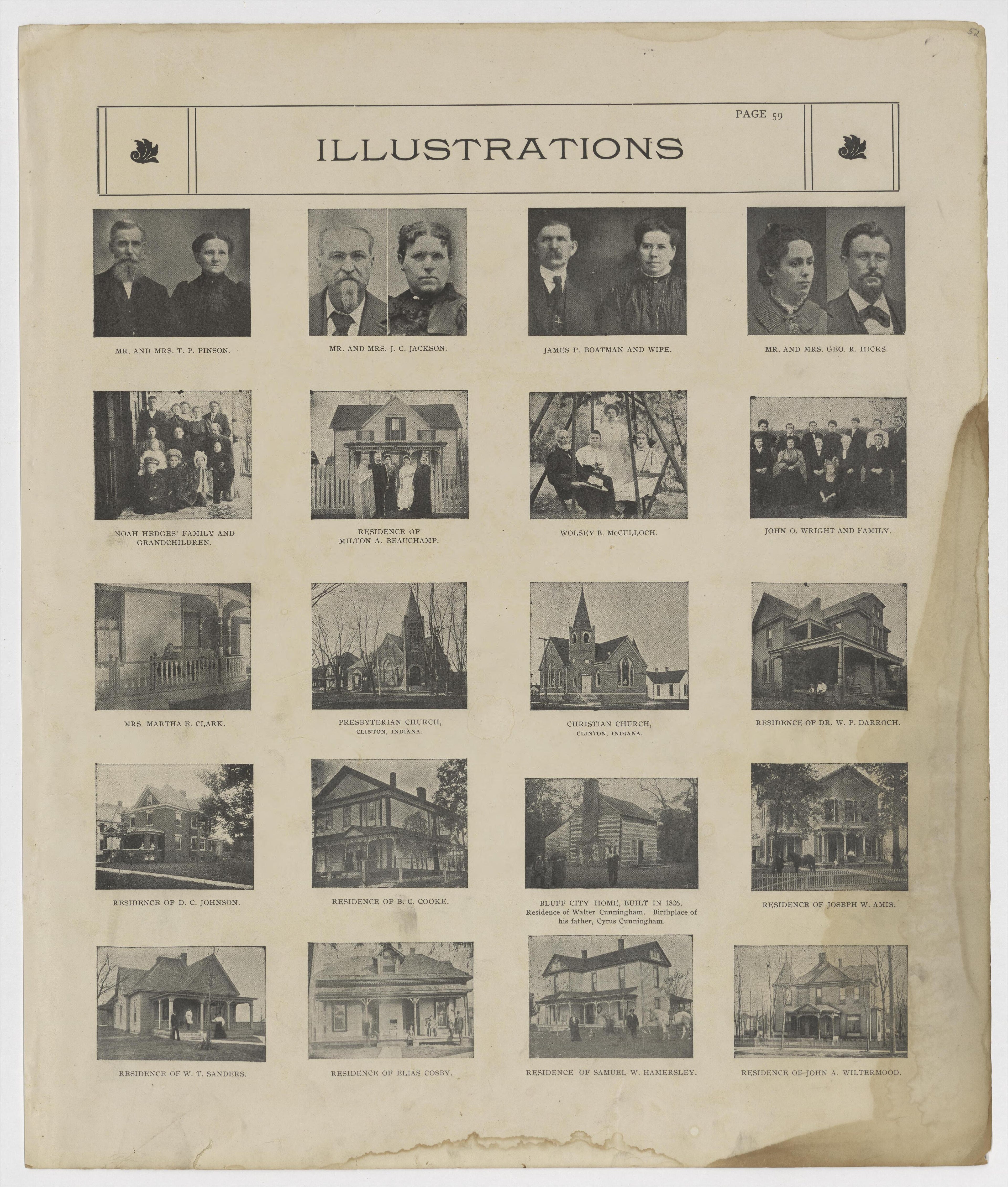 Image 30 of Standard Atlas of Vermillion County, Indiana from Standard Atlas of Vermillion County, Indiana : Including a Plat Book of the Villages, Cities and Townships of the County, Map of the State, United States and World : Patrons Directory, Refe... by Relic Map Company