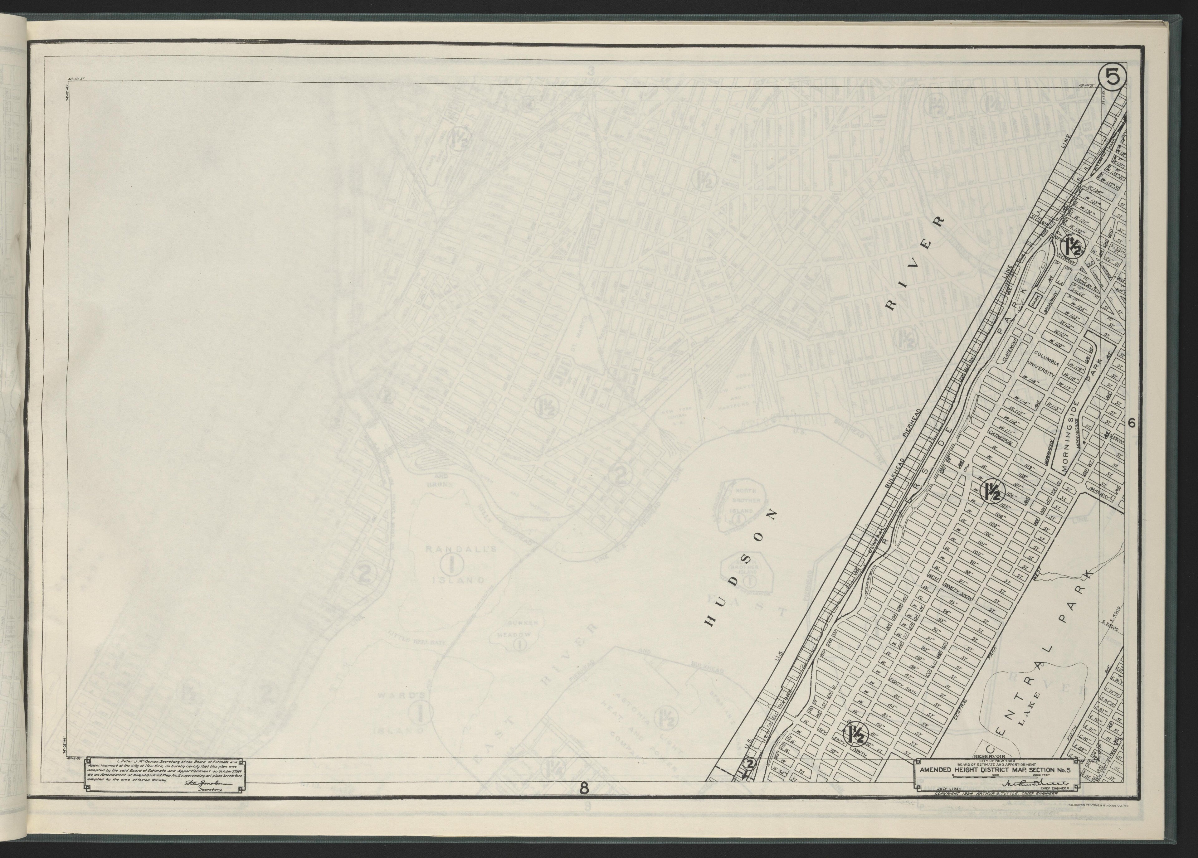 Image 7 of Height District Map from Height District Map 1924 by Relic Map Company