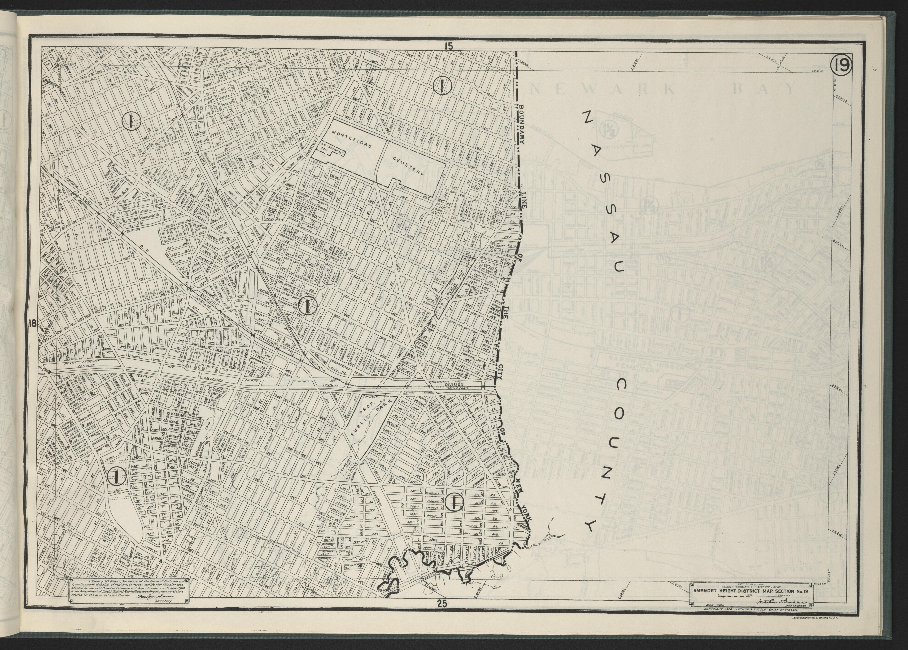 Image 21 of Height District Map from Height District Map 1924 by Relic Map Company