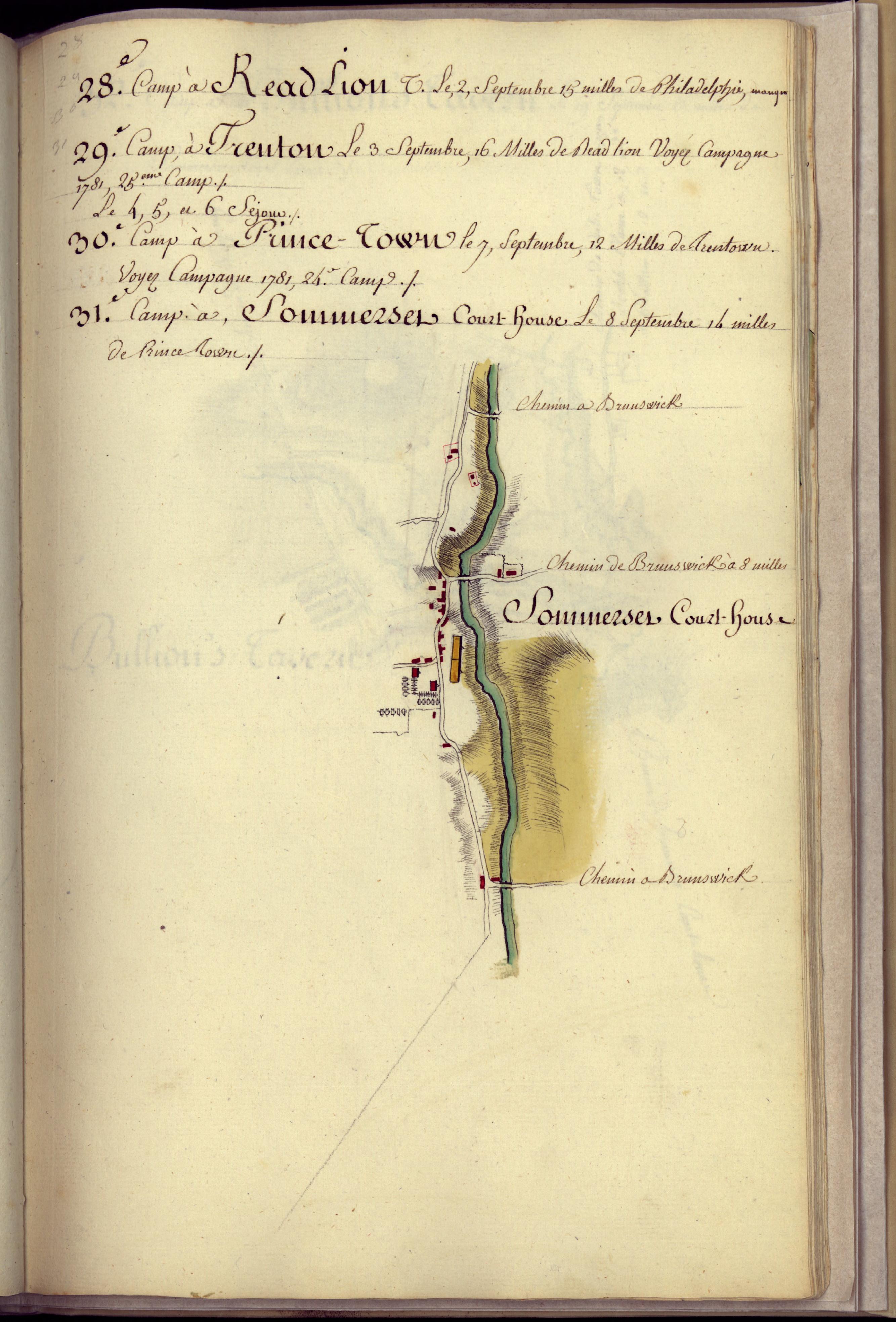 This old map of United States was created by Baptiste-Donatien De Vimeur in 1782