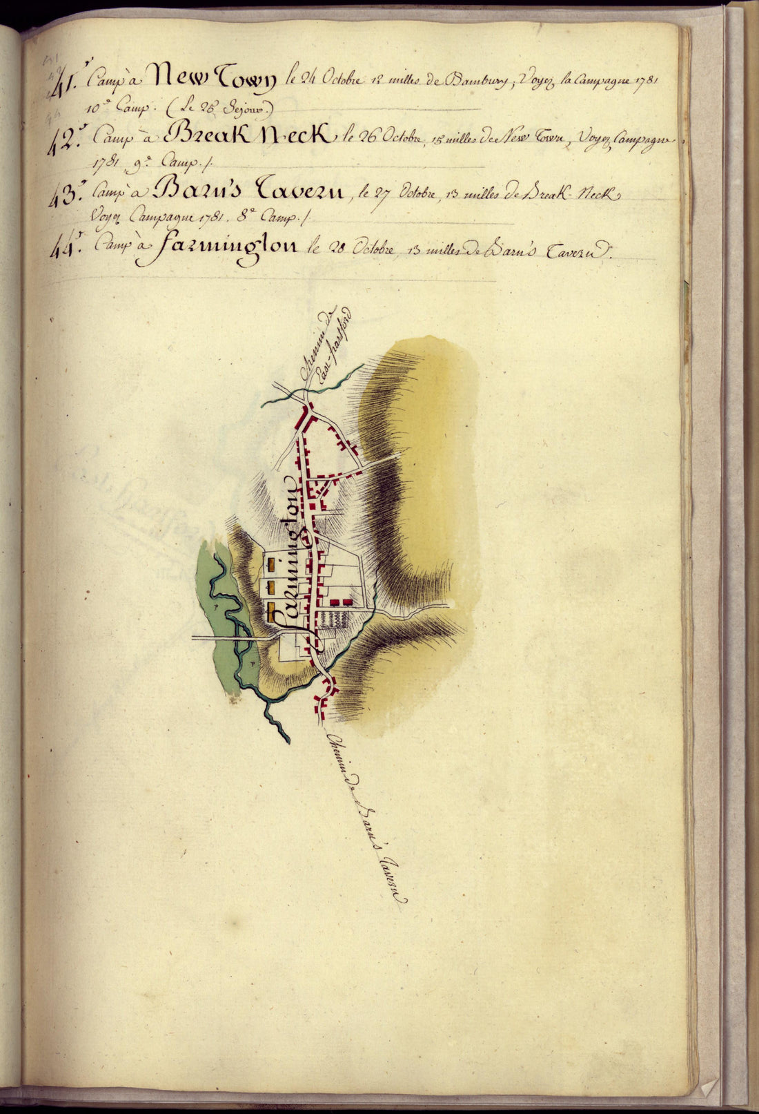 This old map of United States was created by Baptiste-Donatien De Vimeur in 1782