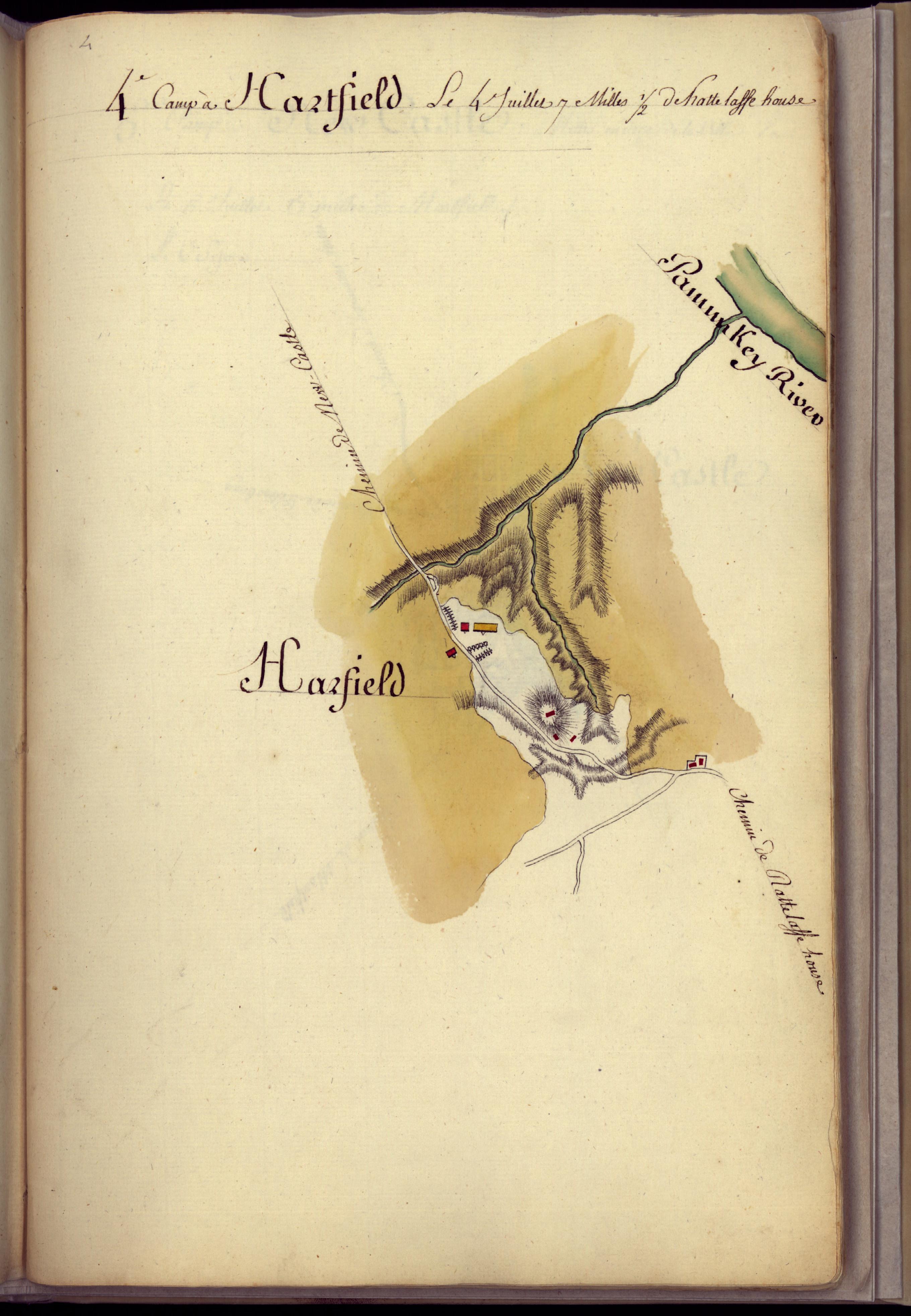 This old map of United States was created by Baptiste-Donatien De Vimeur in 1782